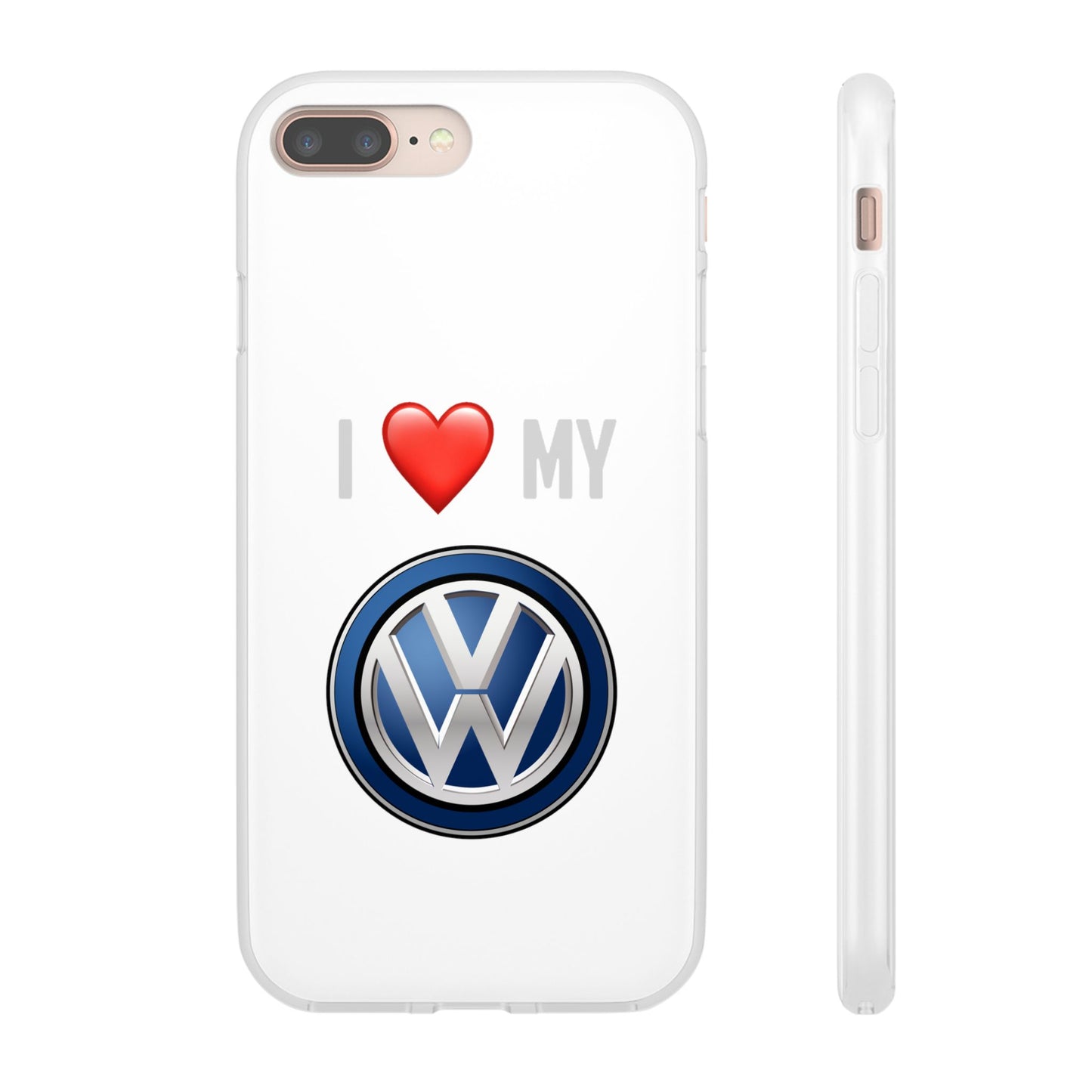 Volkswagen Phone Case - Flexible And Frosted TPU Plastic I Love My Volkswagen Phone Case