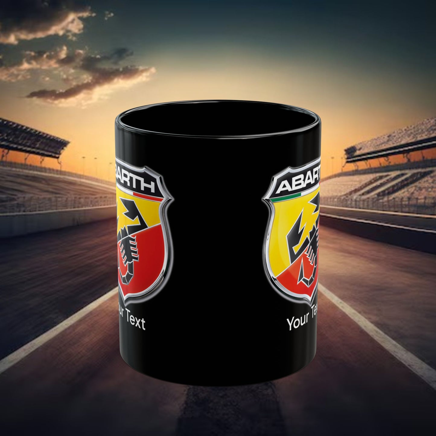 Abarth Mug (With or Without Personalisation) 11oz or 15oz. Perfect Gift