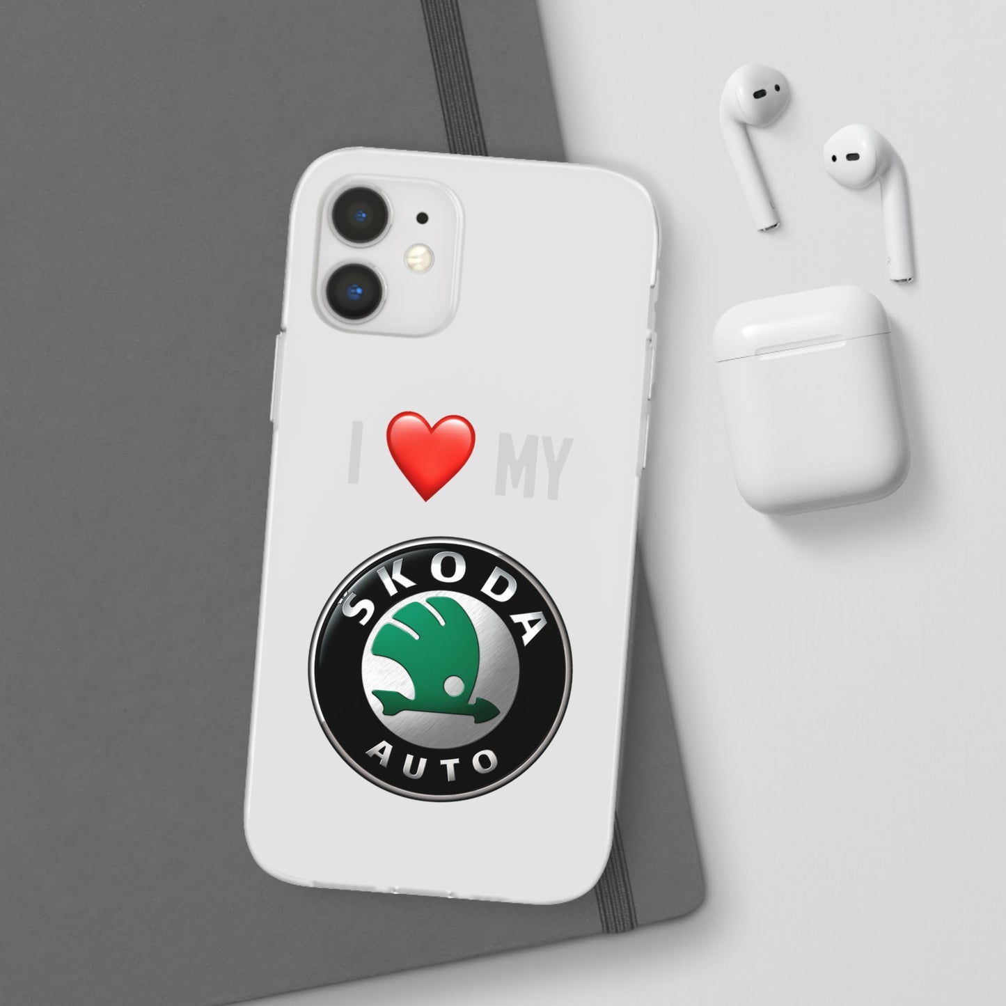 Skoda Phone Case - Flexible And Frosted TPU Plastic I Love My Skoda Phone Case
