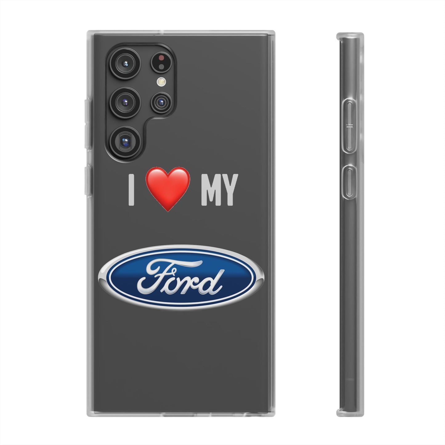 Ford Phone Case - Flexible And Frosted TPU Plastic I Love My Ford Phone Case