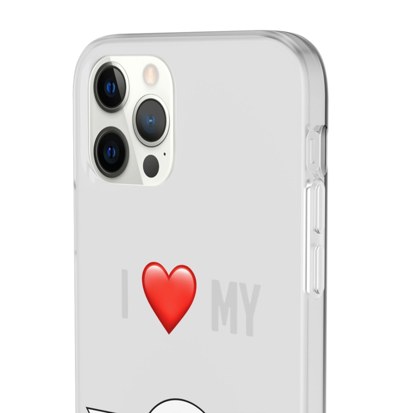 Mini Phone Case - Flexible And Frosted TPU Plastic I Love My Mini Phone Case
