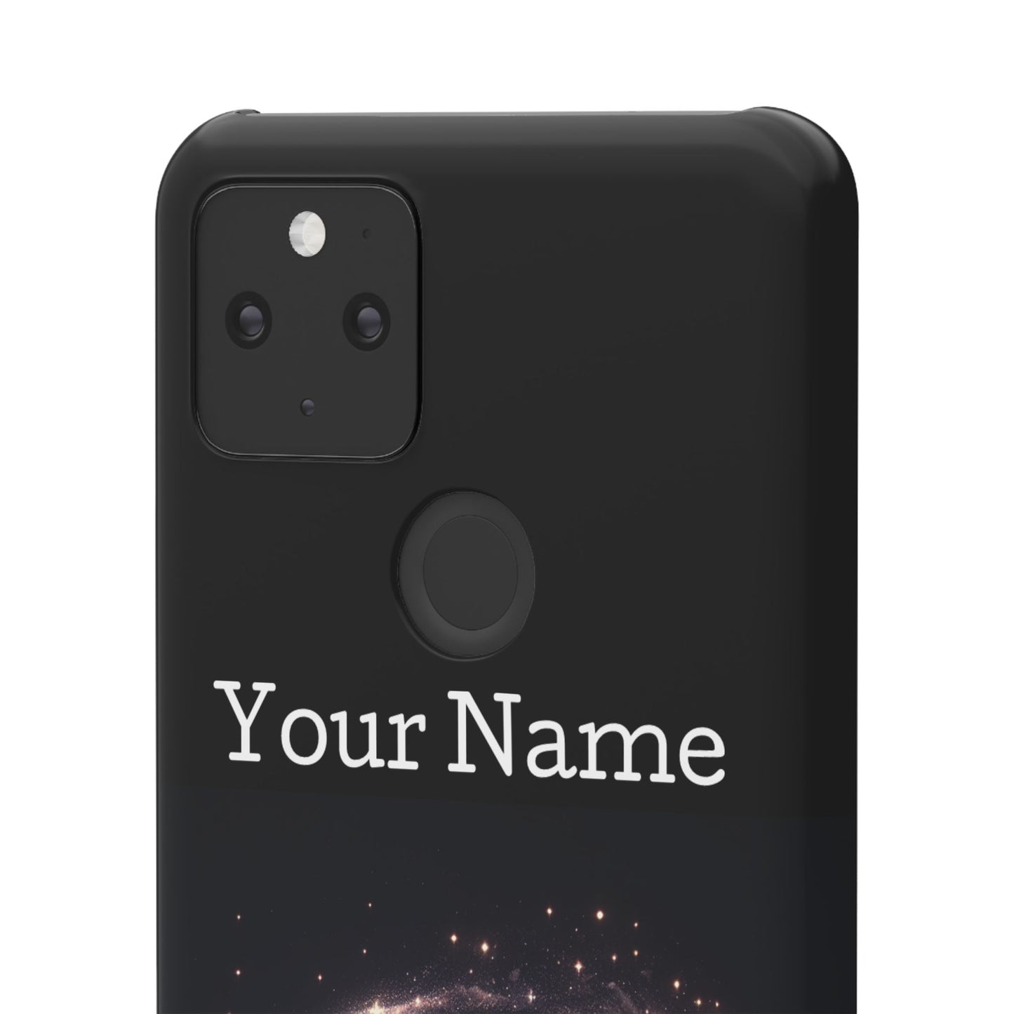 Leo Phone Case - Glossy Black Polycarbonate Snap Case Phone Protection