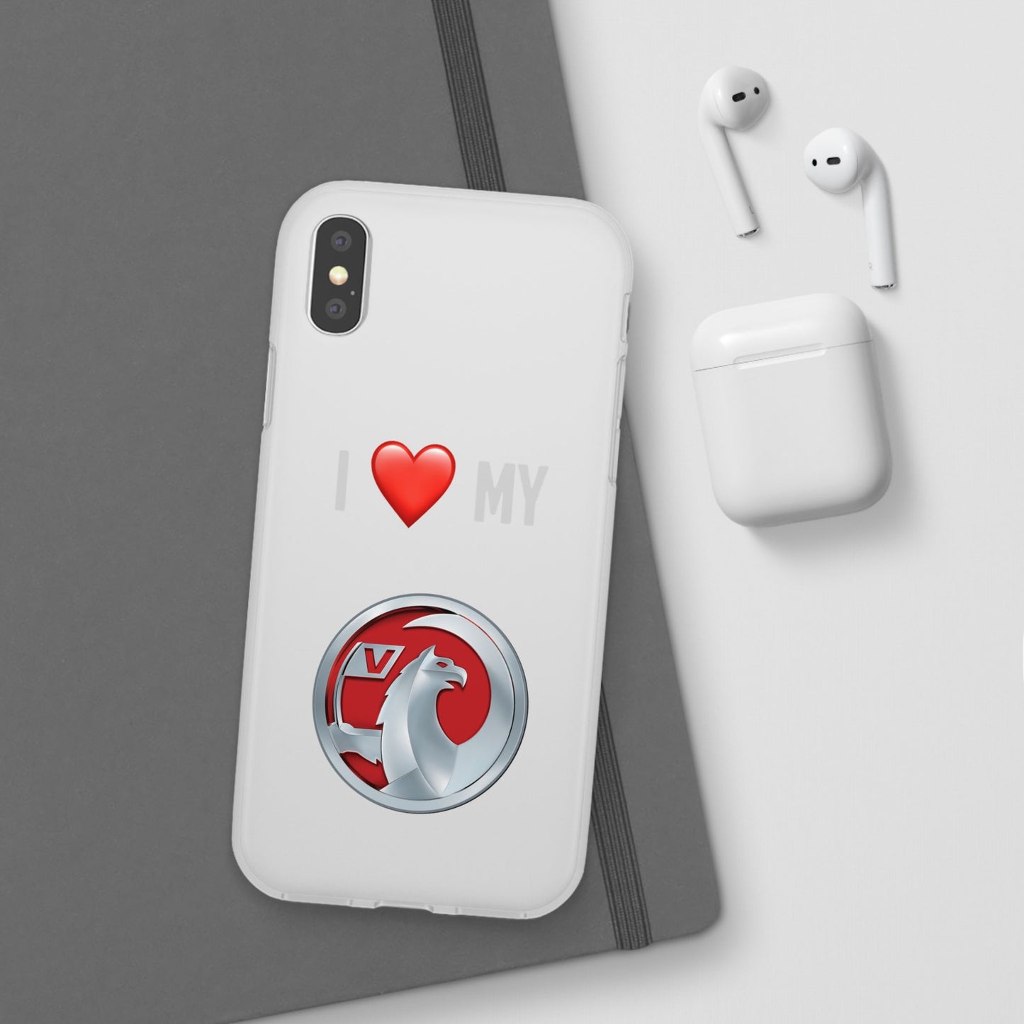 Vauxhall Phone Case - Flexible And Frosted TPU Plastic I Love My Vauxhall Phone Case