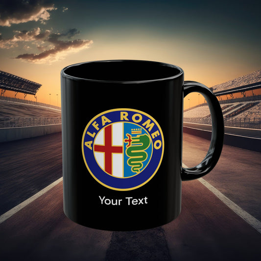 Alfa Romeo Mug (With or Without Personalisation) 11oz or 15oz. Perfect Gift