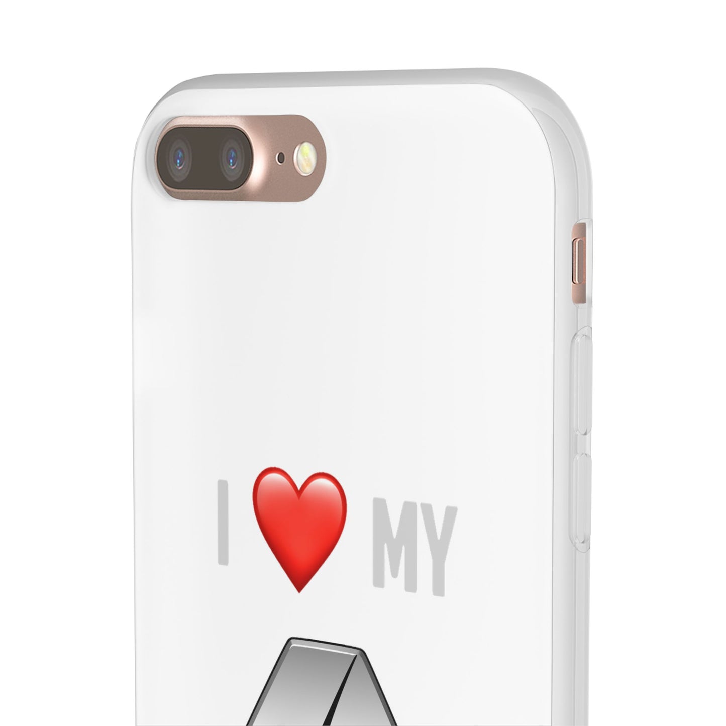 Renault Phone Case - Flexible And Frosted TPU Plastic I Love My Renault Phone Case