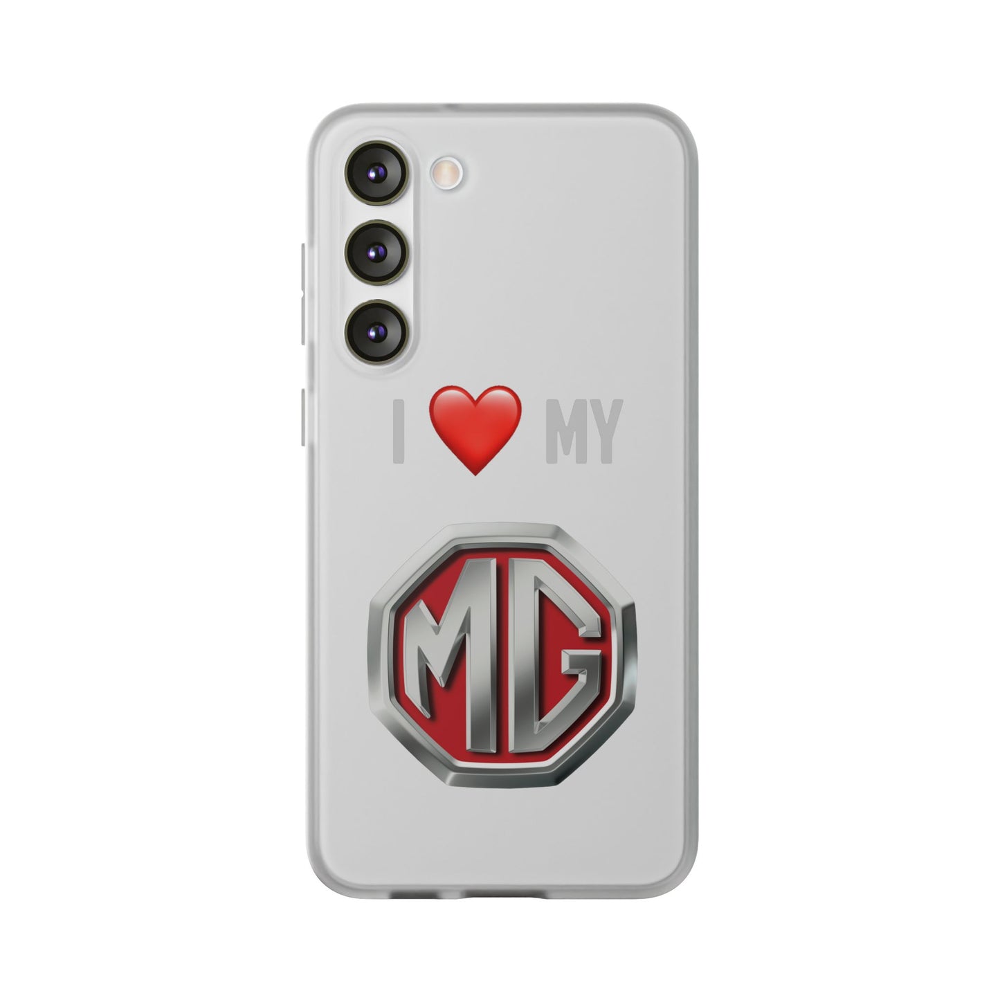 MG Phone Case - Flexible And Frosted TPU Plastic I Love My MG Phone Case