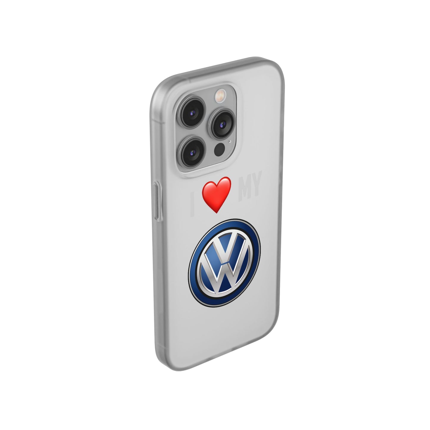 Volkswagen Phone Case - Flexible And Frosted TPU Plastic I Love My Volkswagen Phone Case