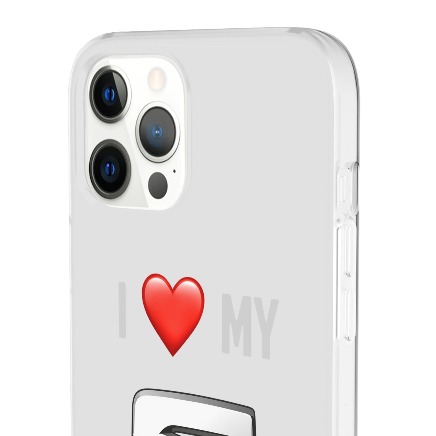 Seat Phone Case - Flexible And Frosted TPU Plastic I Love My Seat Phone Case