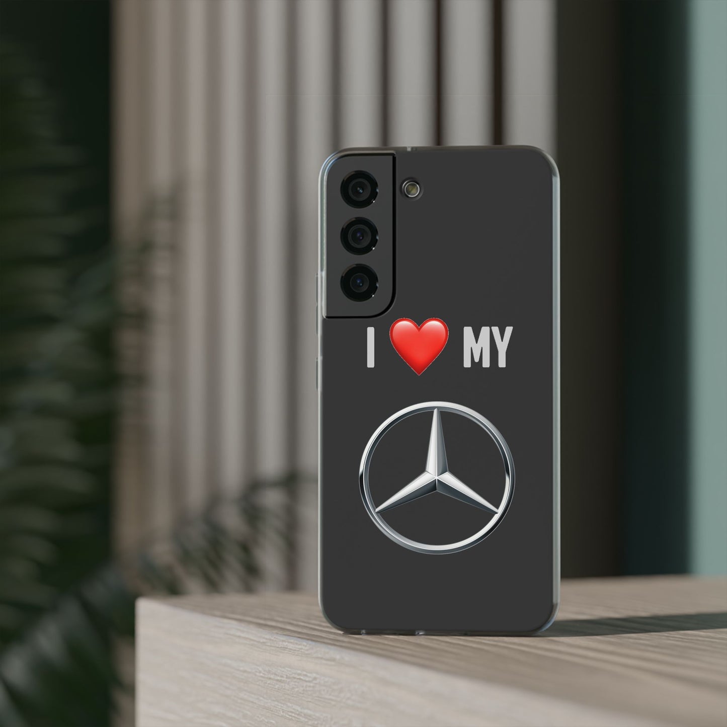 Mercedes Phone Case - Flexible And Frosted TPU Plastic I Love My Mercedes Phone Case