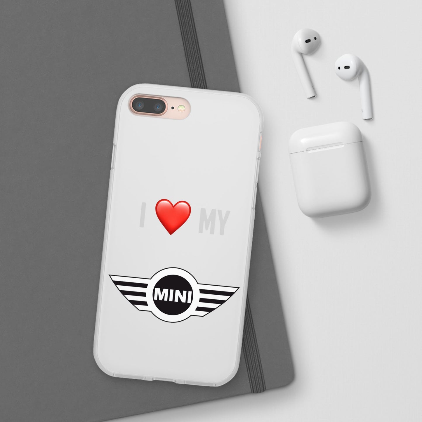 Mini Phone Case - Flexible And Frosted TPU Plastic I Love My Mini Phone Case