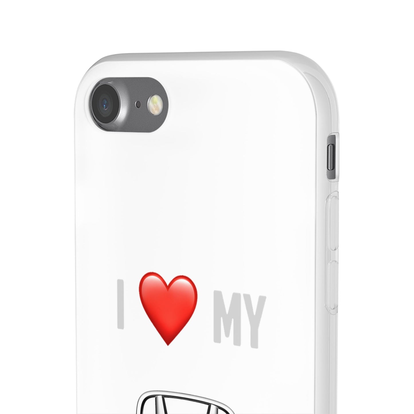 Honda Phone Case - Flexible And Frosted TPU Plastic I Love My Honda Phone Case