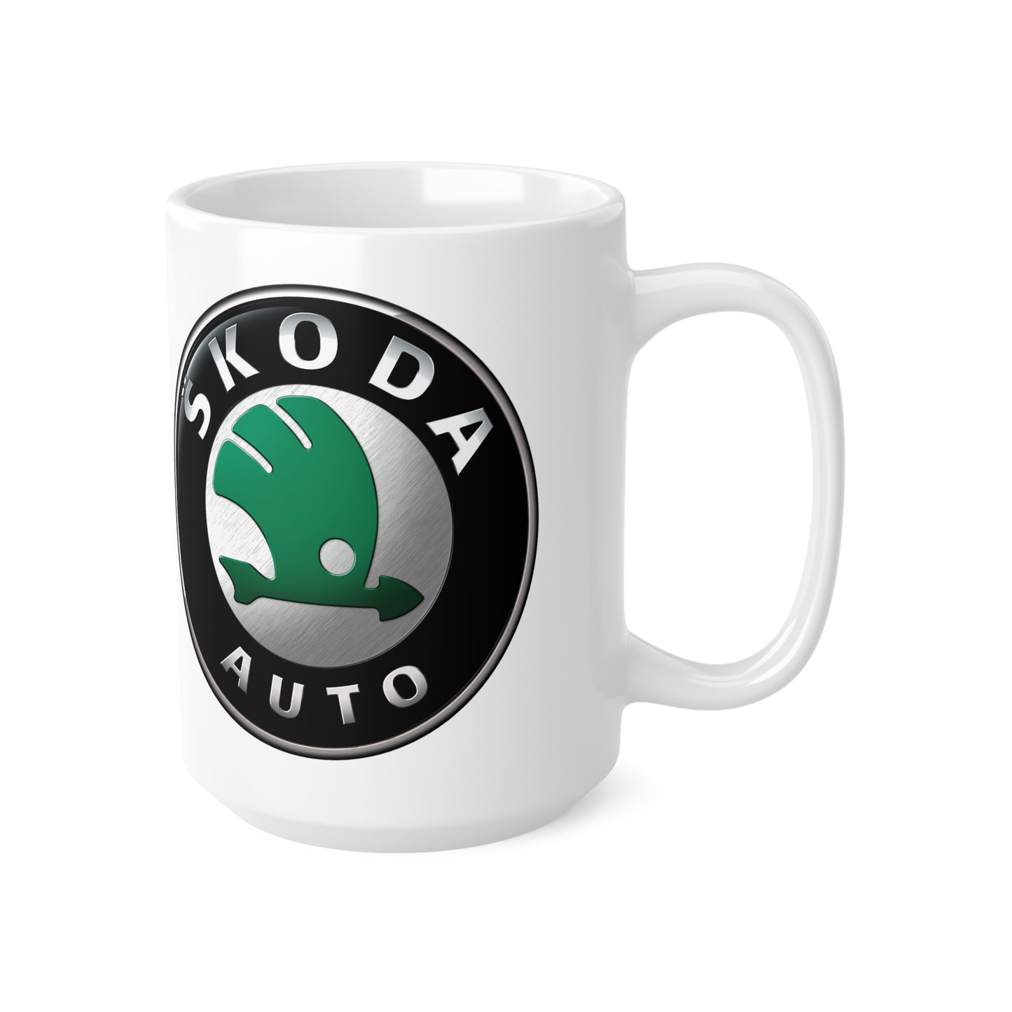 Skoda  - I Love my Skoda White Ceramic Coffee Cup 11oz, 15oz