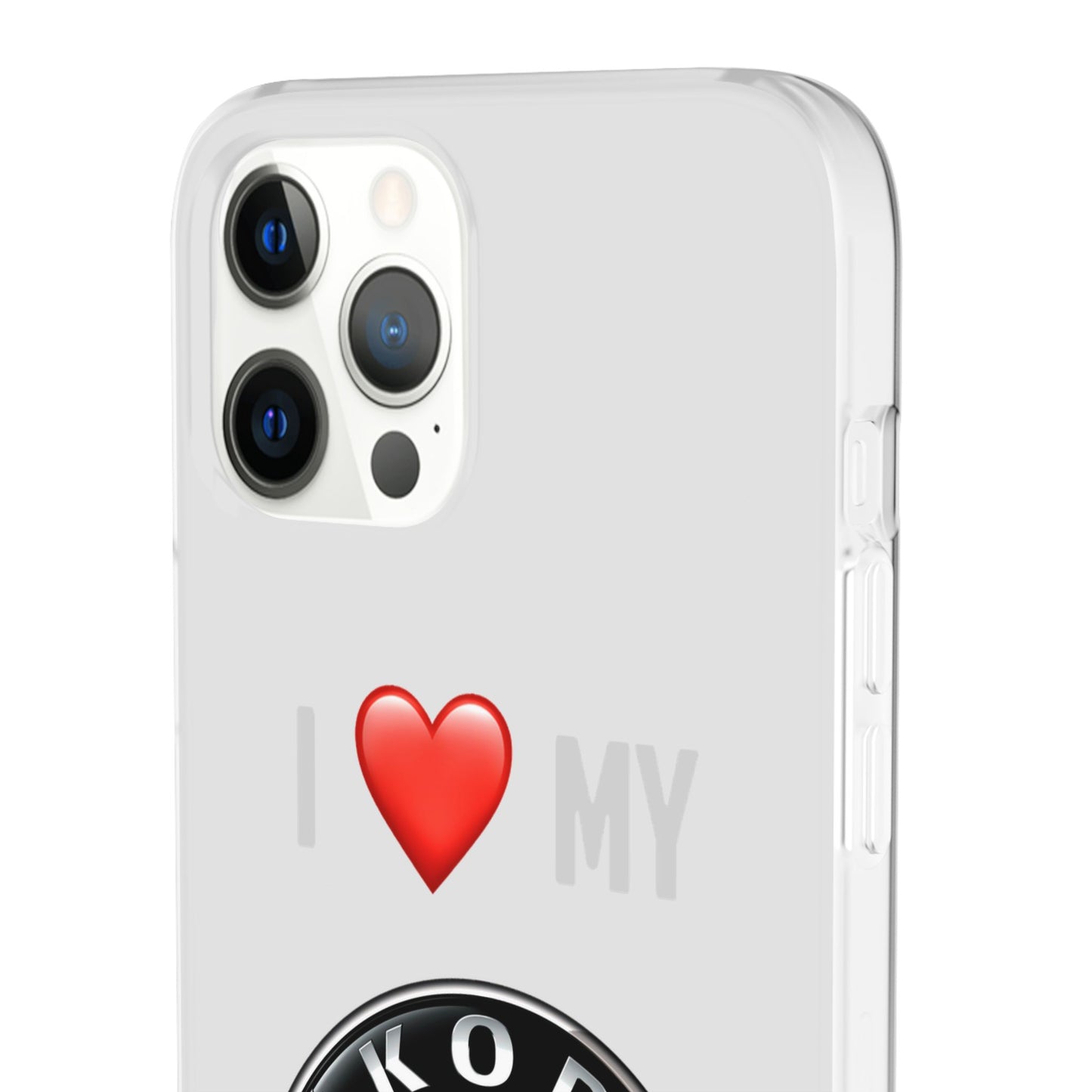 Skoda Phone Case - Flexible And Frosted TPU Plastic I Love My Skoda Phone Case