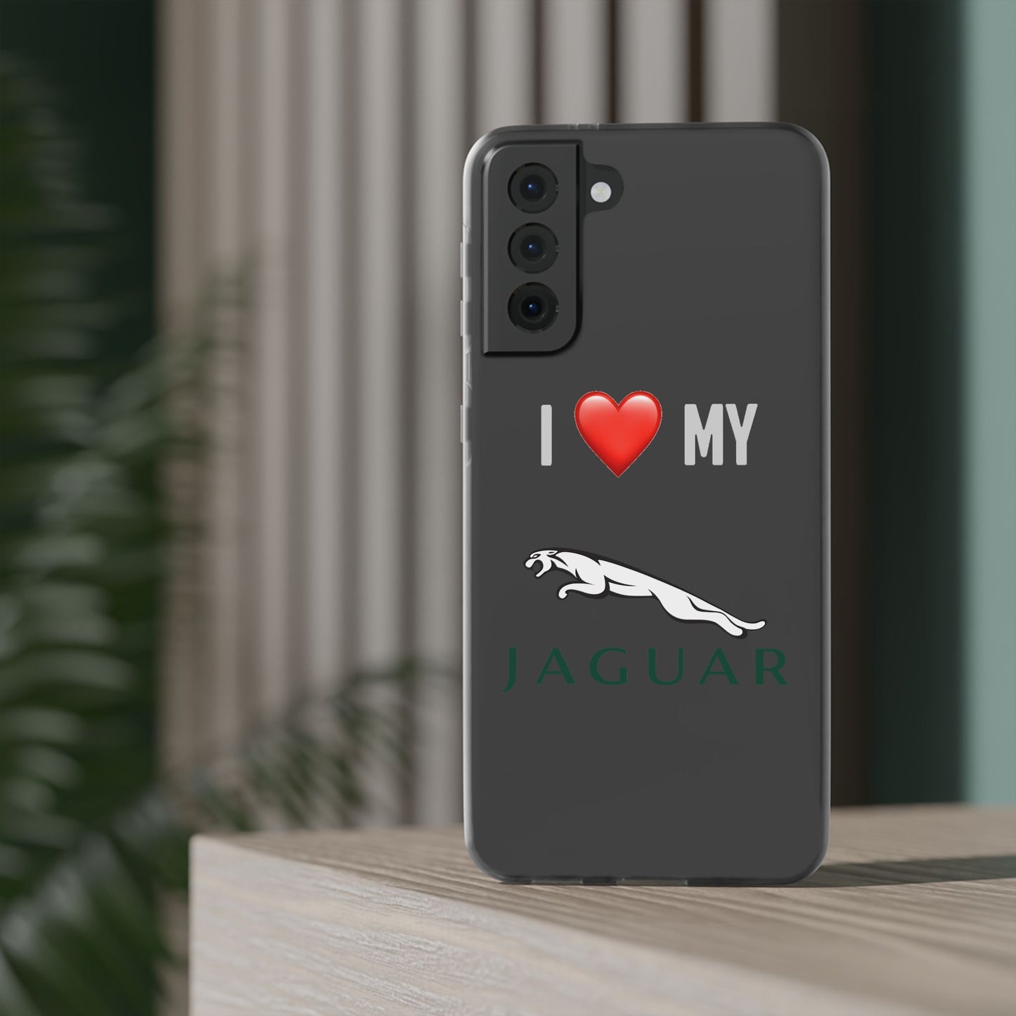Jaguar Phone Case - Flexible And Frosted TPU Plastic I Love My Jaguar Phone Case