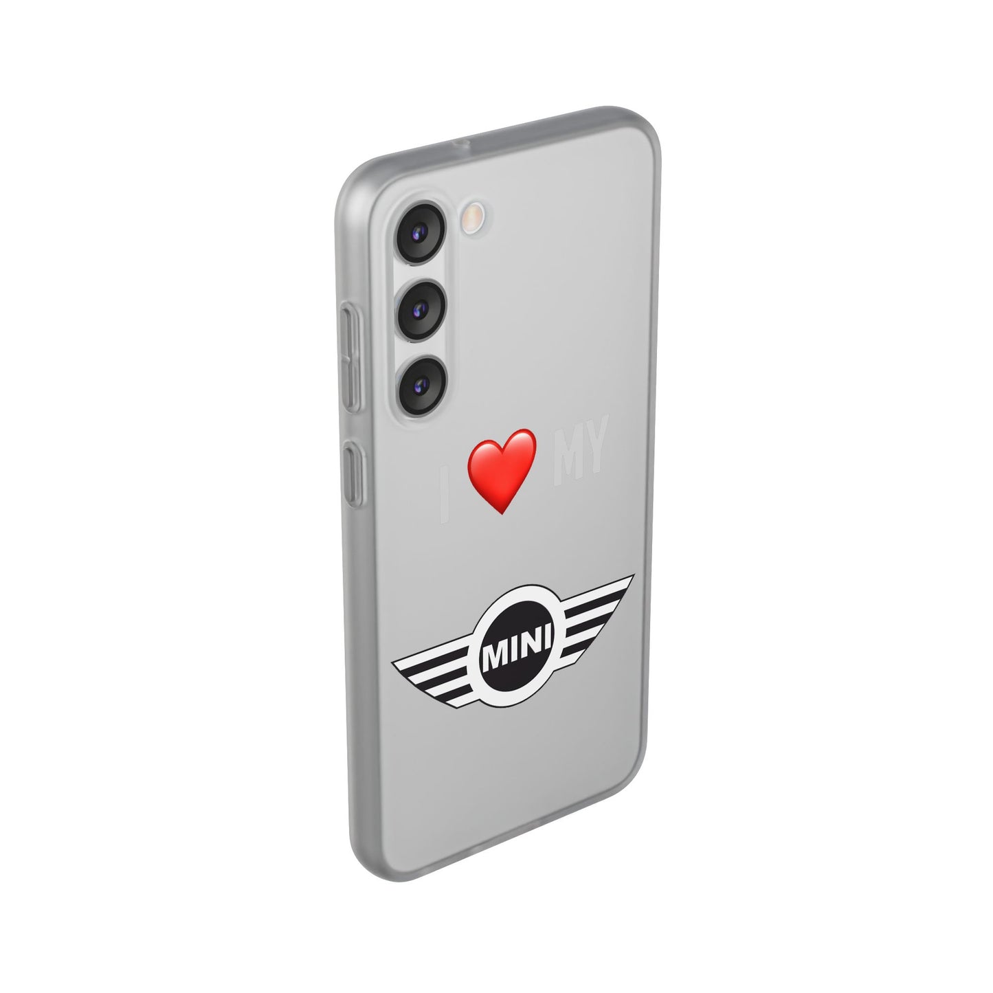Mini Phone Case - Flexible And Frosted TPU Plastic I Love My Mini Phone Case