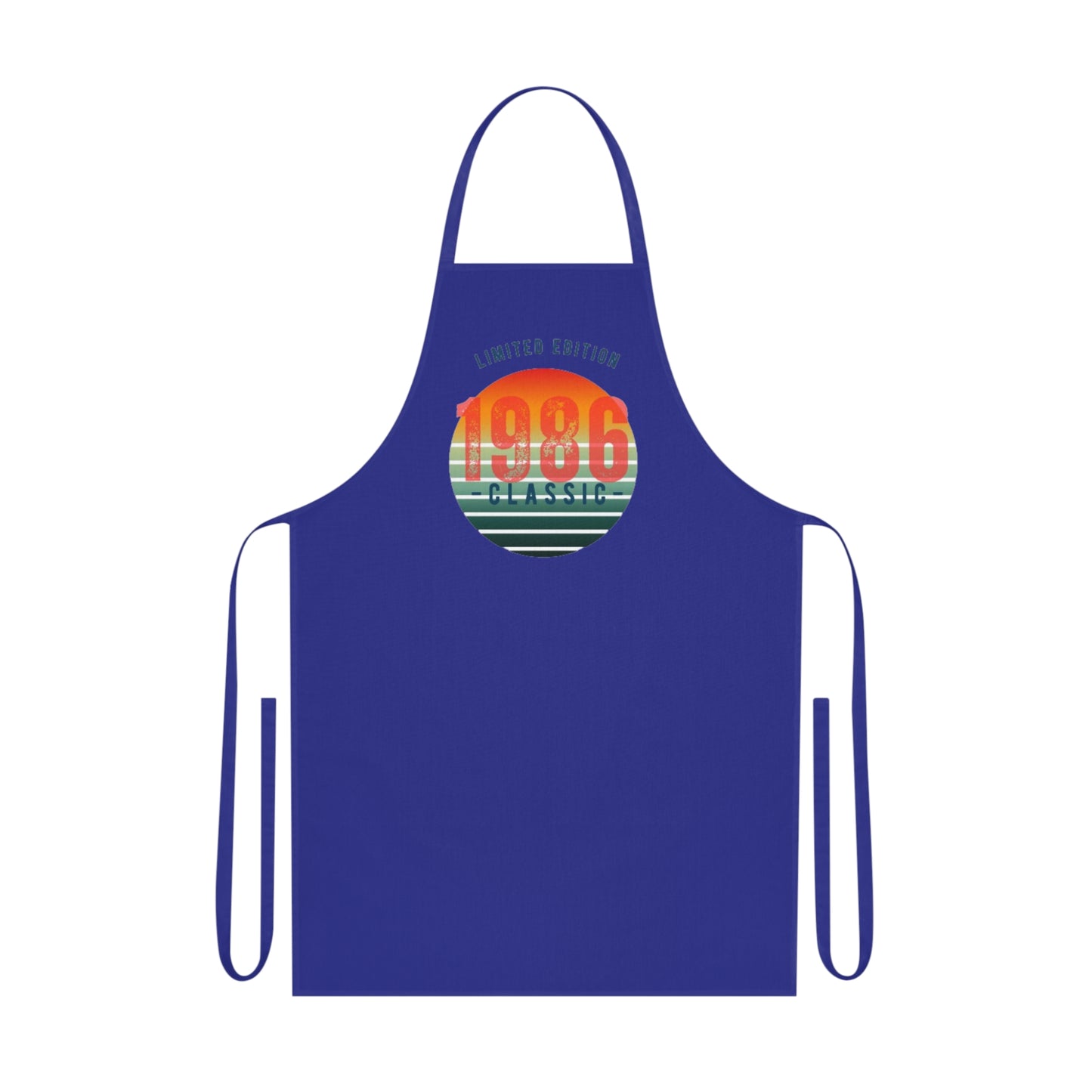 Personalised Custom Limited Edition 1986 Cotton Apron