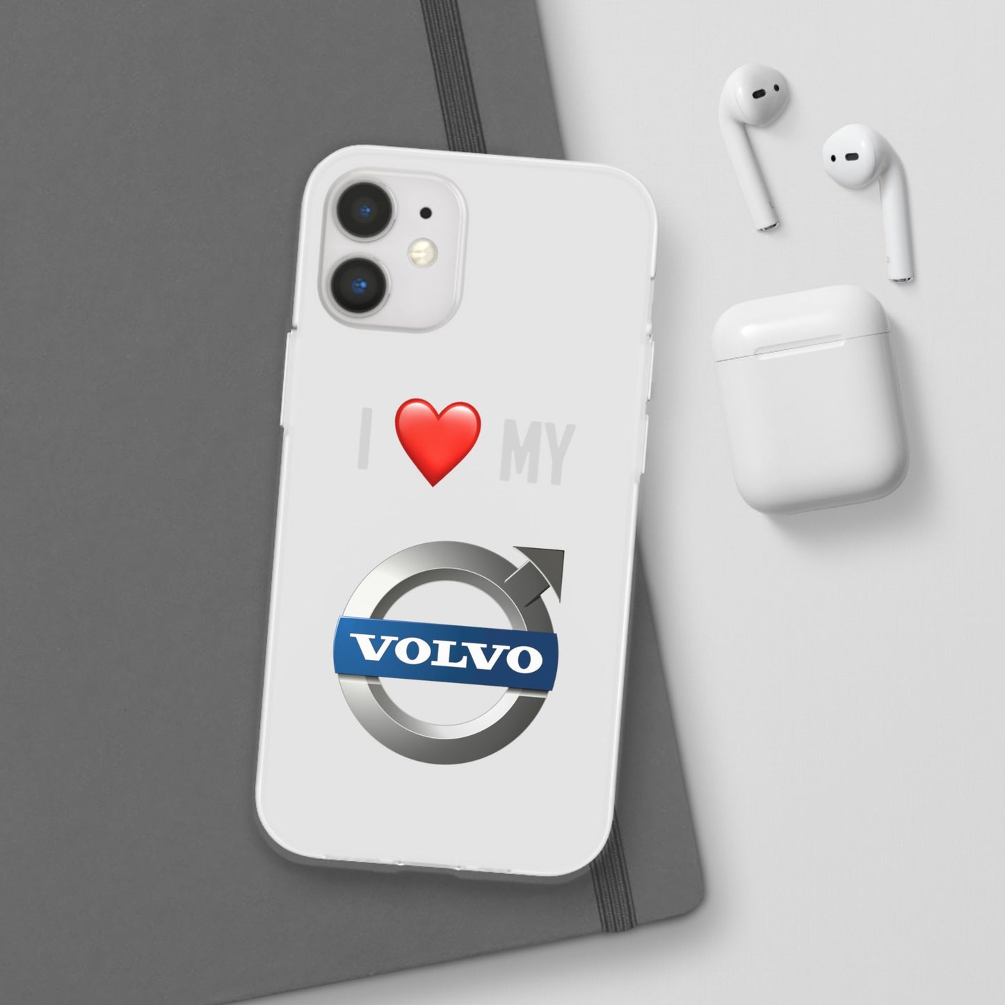 Volvo Phone Case - Flexible And Frosted TPU Plastic I Love My Volvo Phone Case