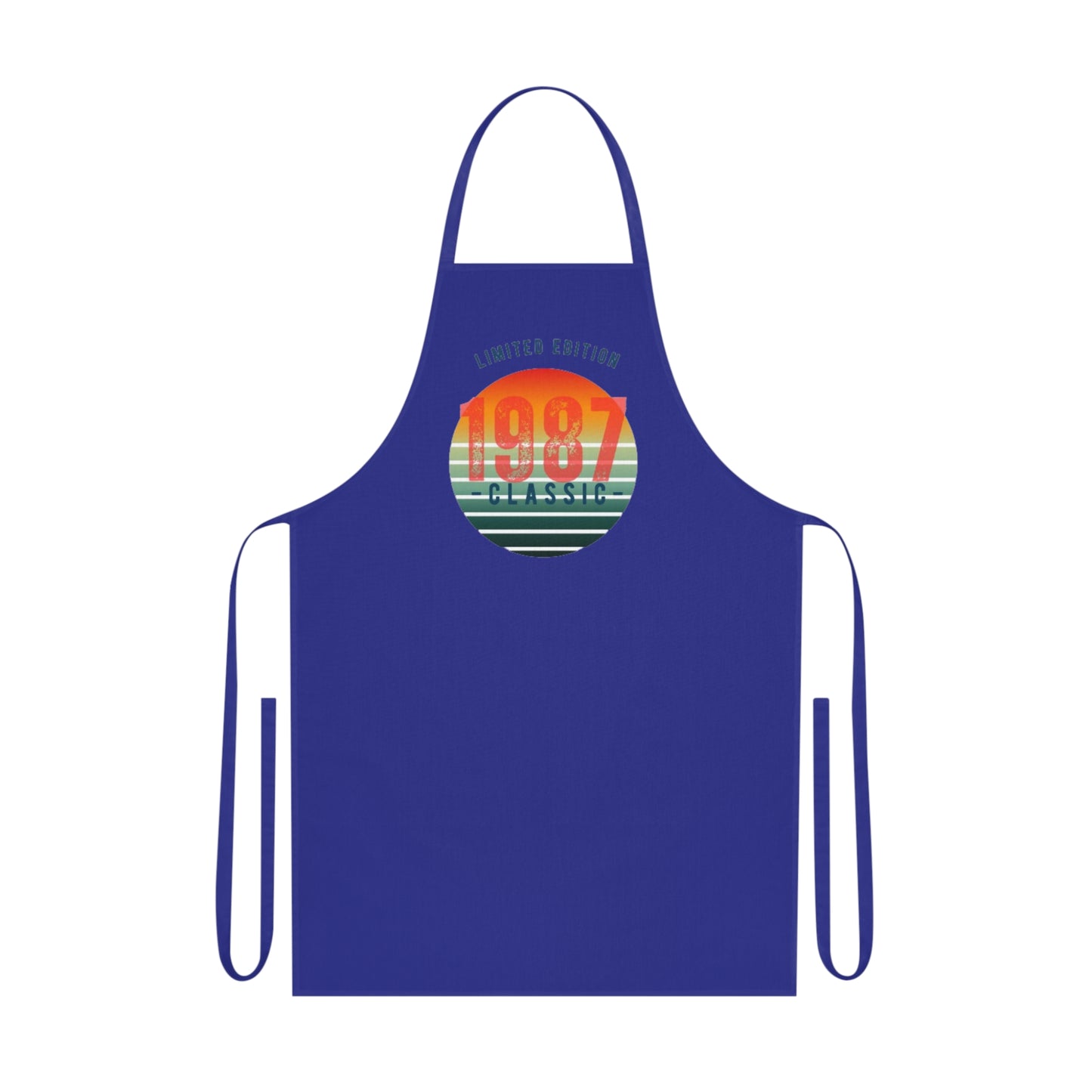 Personalised Custom Limited Edition 1987 Cotton Apron