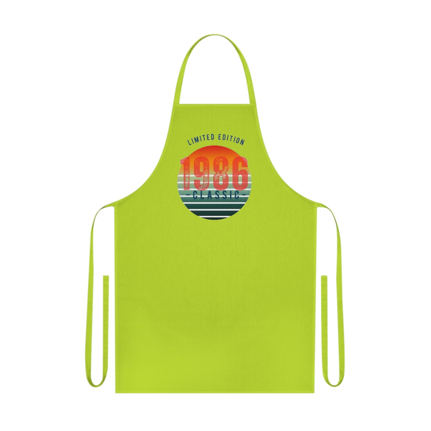 Personalised Custom Limited Edition 1986 Cotton Apron