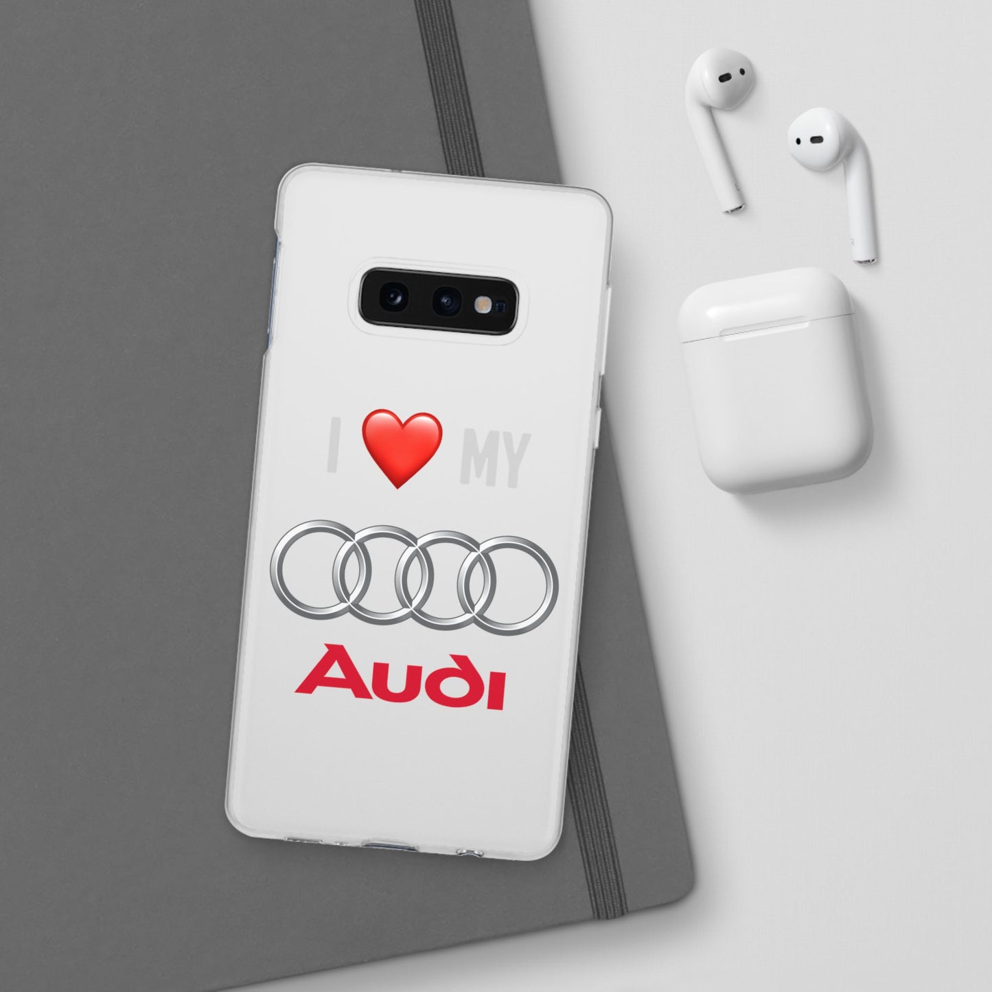 Audi Phone Case - Flexible And Frosted TPU Plastic I Love My Audi Phone Case