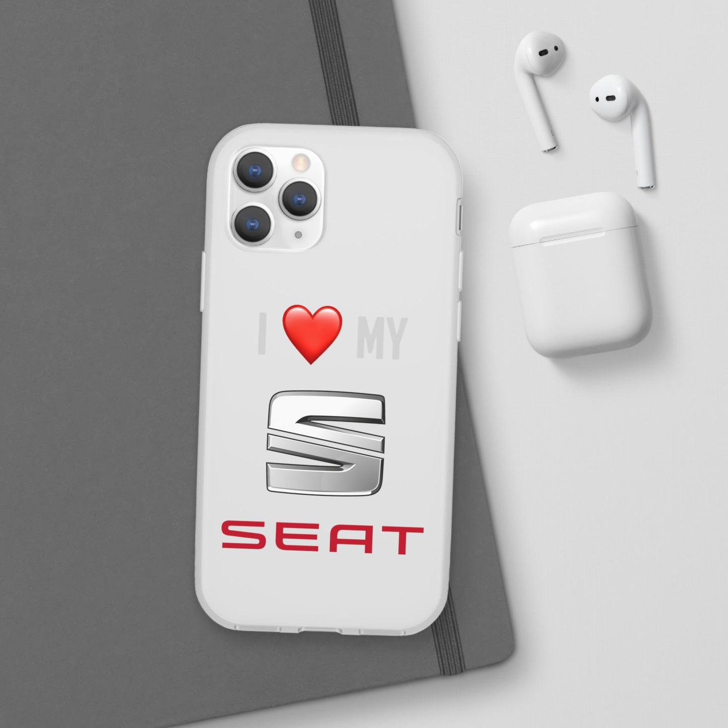 Seat Phone Case - Flexible And Frosted TPU Plastic I Love My Seat Phone Case
