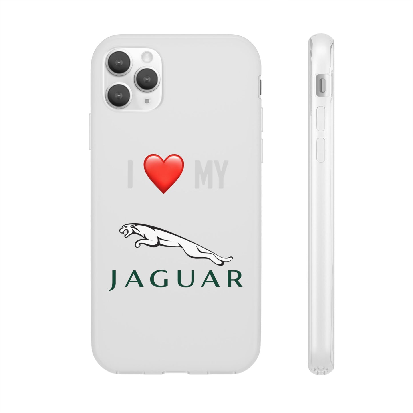 Jaguar Phone Case - Flexible And Frosted TPU Plastic I Love My Jaguar Phone Case