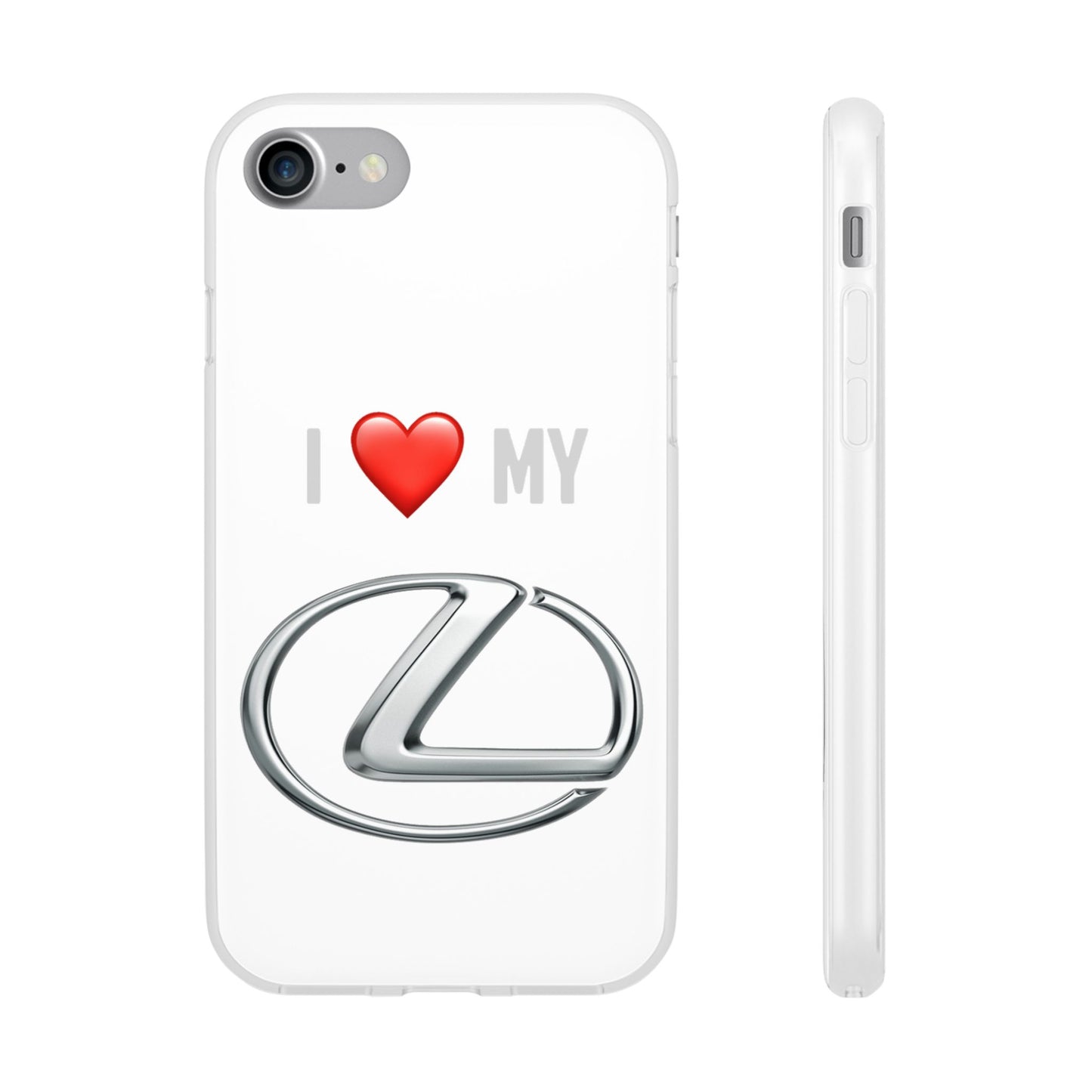 Lexus Phone Case - Flexible And Frosted TPU Plastic I Love My Lexus Phone Case