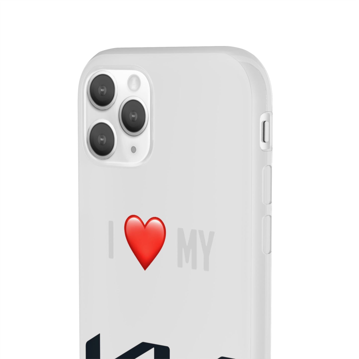 Kia Phone Case - Flexible And Frosted TPU Plastic I Love My Kia Phone Case