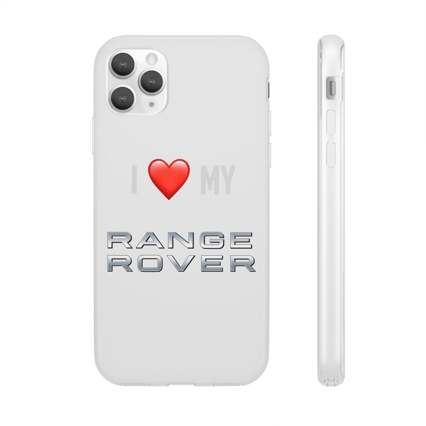Range Rover Phone Case - Flexible And Frosted TPU Plastic I Love My Range Rover Phone Case