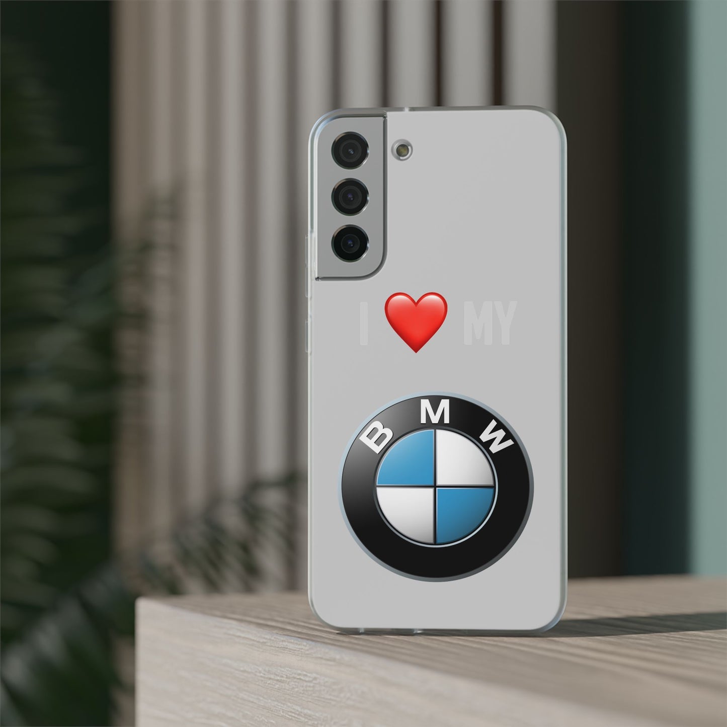 BMW Phone Case - Flexible And Frosted TPU Plastic I Love My BMW Phone Case