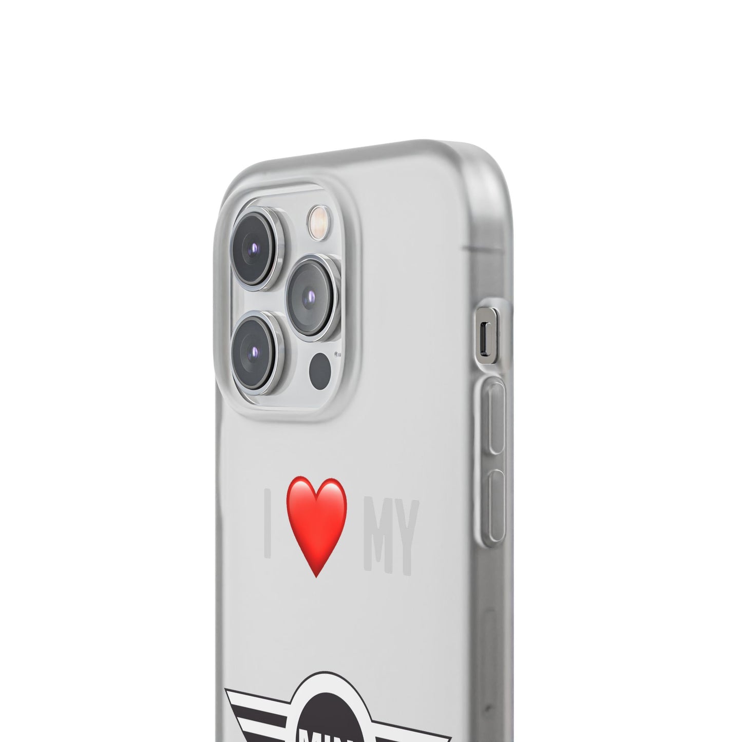 Mini Phone Case - Flexible And Frosted TPU Plastic I Love My Mini Phone Case