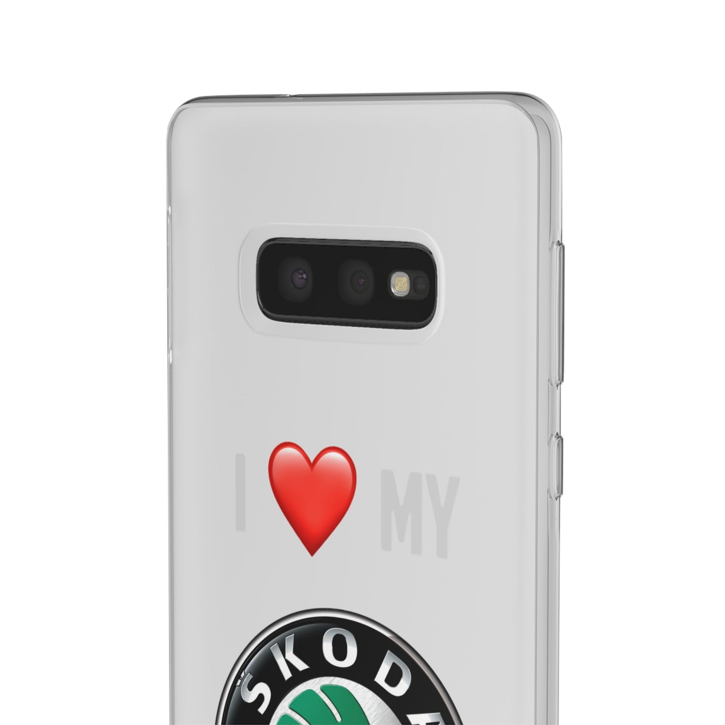 Skoda Phone Case - Flexible And Frosted TPU Plastic I Love My Skoda Phone Case
