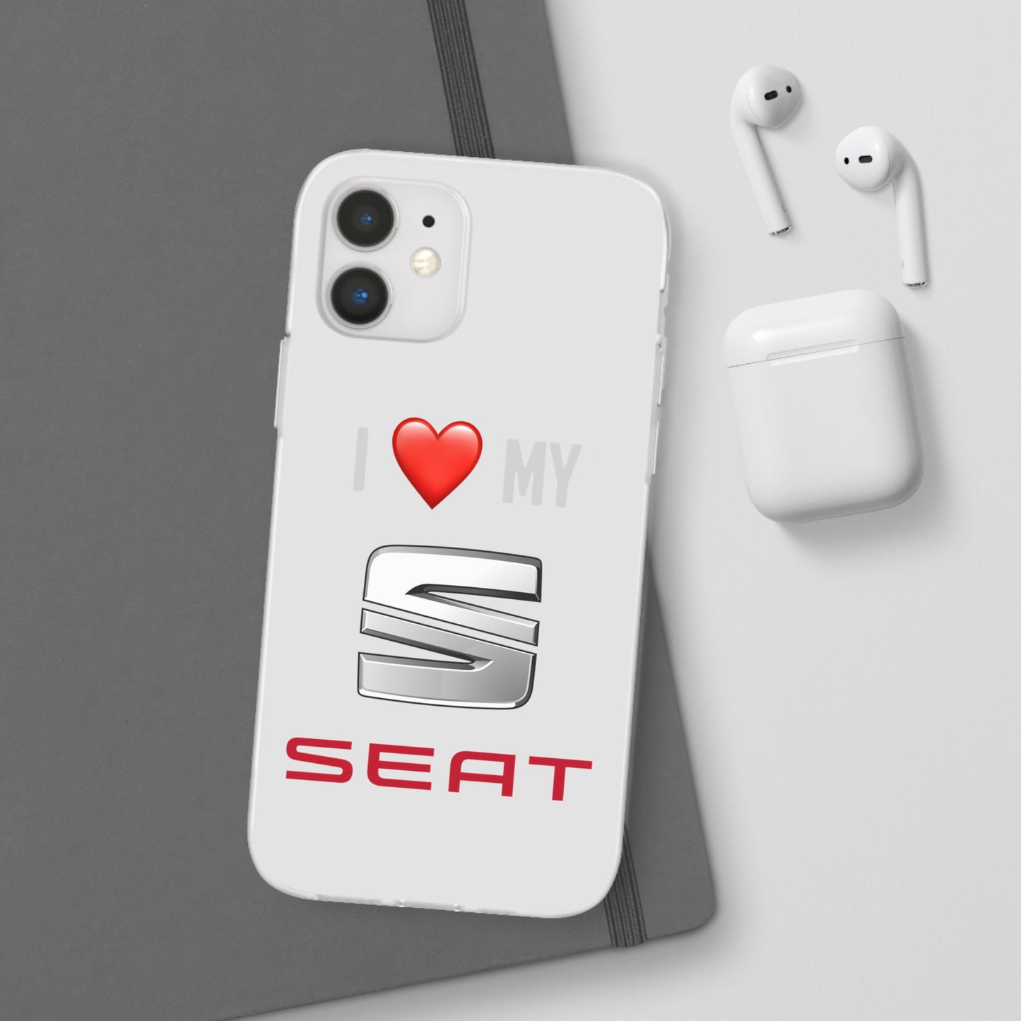 Seat Phone Case - Flexible And Frosted TPU Plastic I Love My Seat Phone Case