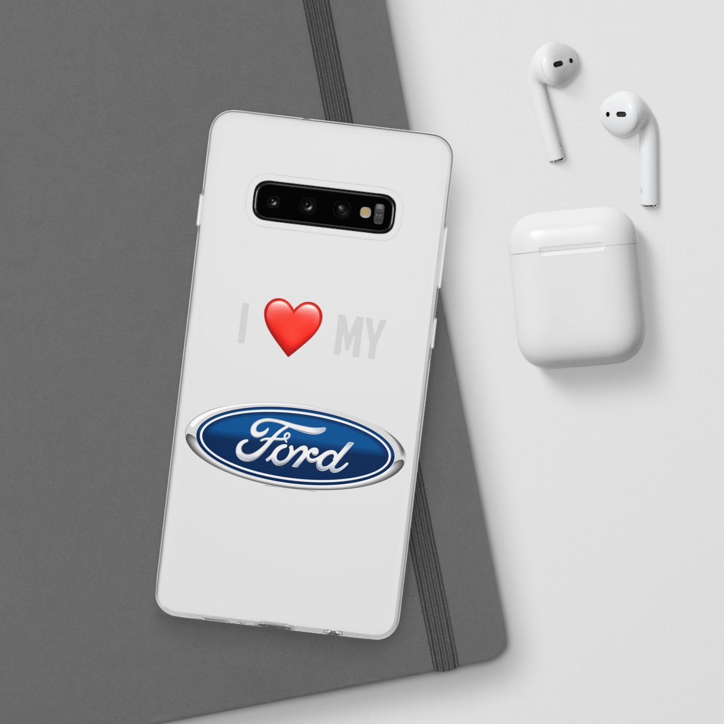 Ford Phone Case - Flexible And Frosted TPU Plastic I Love My Ford Phone Case