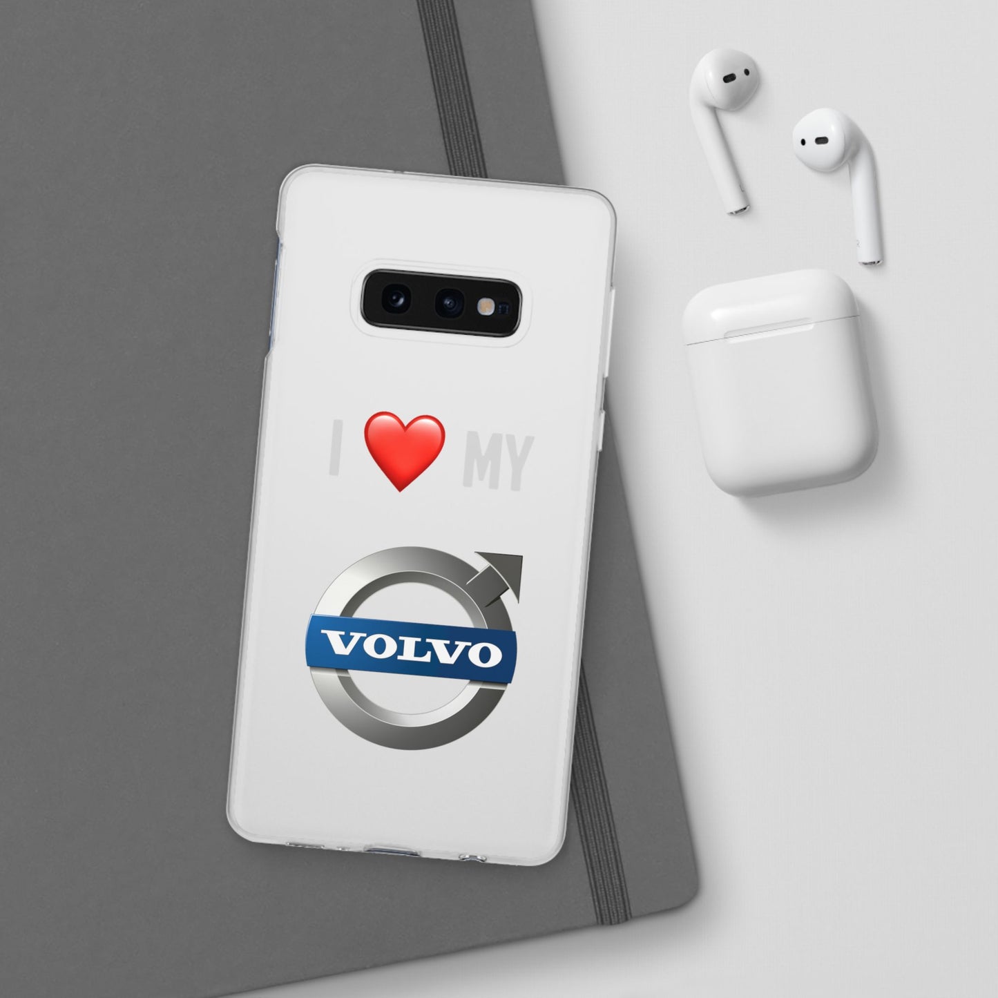 Volvo Phone Case - Flexible And Frosted TPU Plastic I Love My Volvo Phone Case
