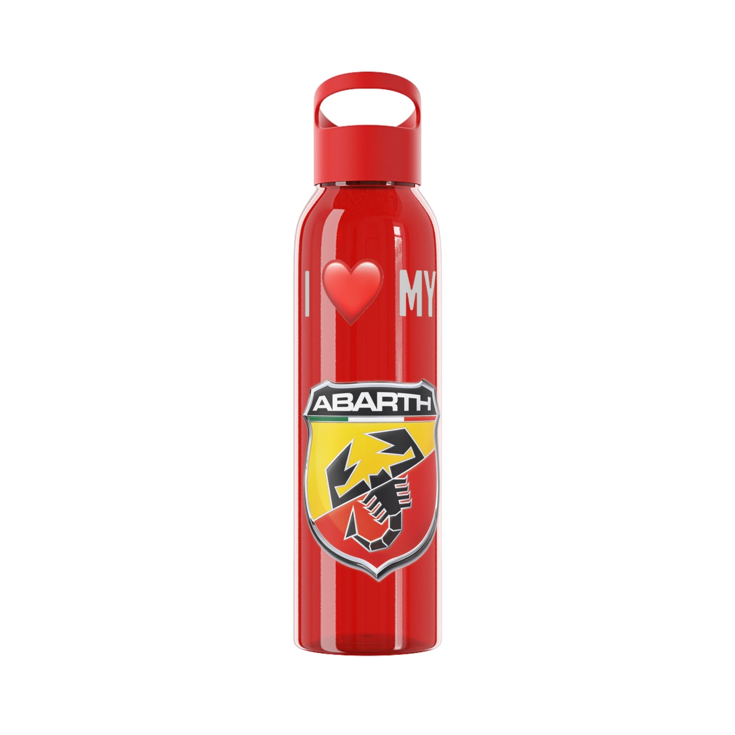 Abarth - I Love My Abarth 22oz Water Bottle