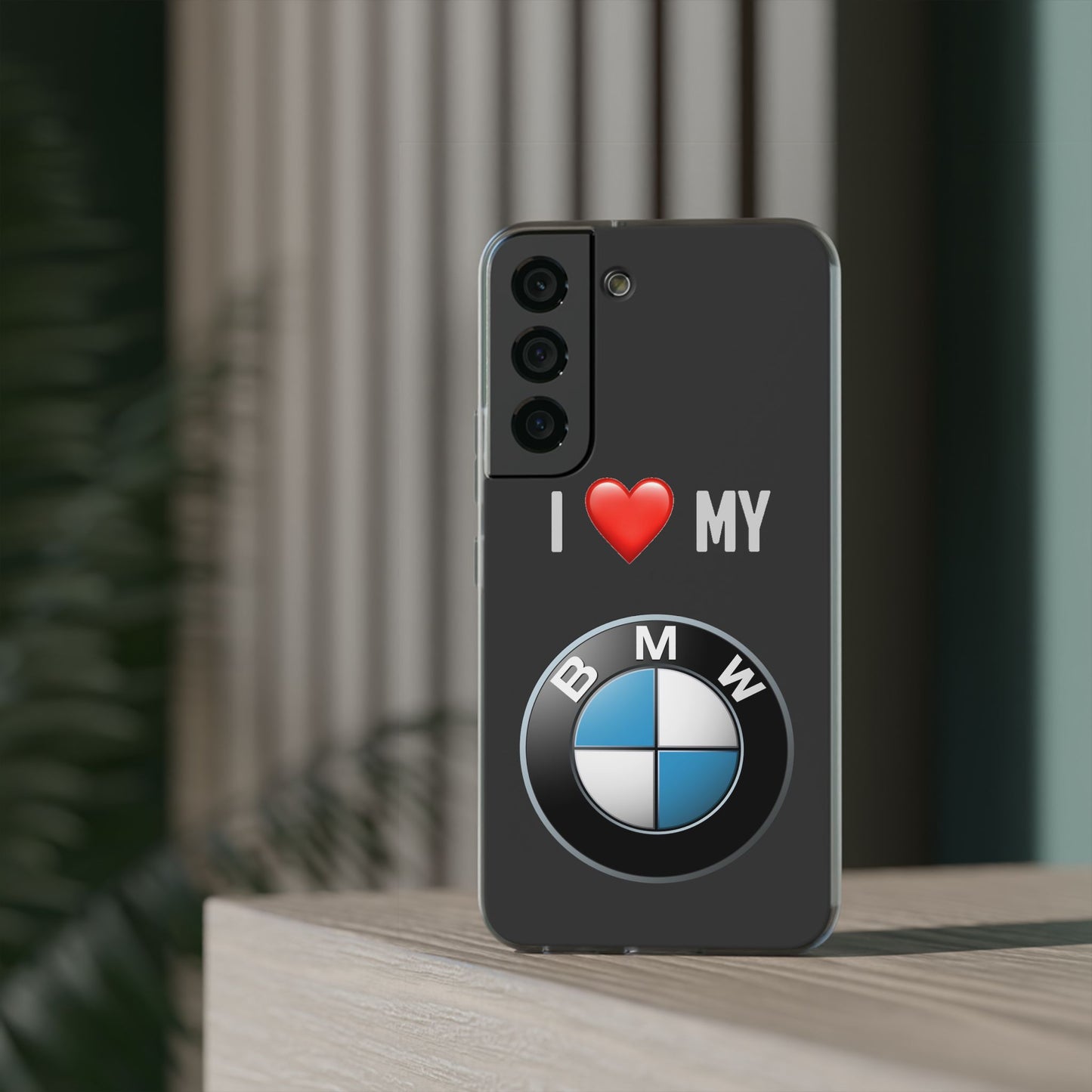 BMW Phone Case - Flexible And Frosted TPU Plastic I Love My BMW Phone Case