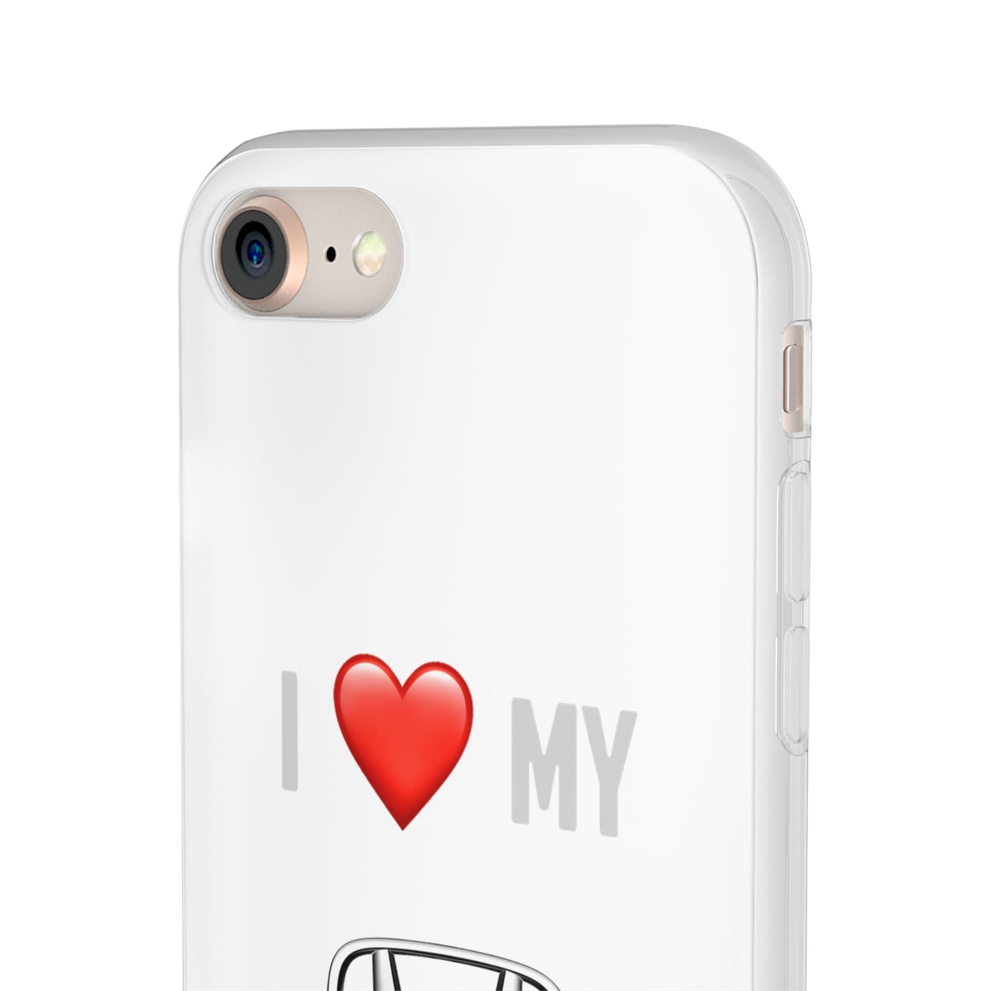 Honda Phone Case - Flexible And Frosted TPU Plastic I Love My Honda Phone Case