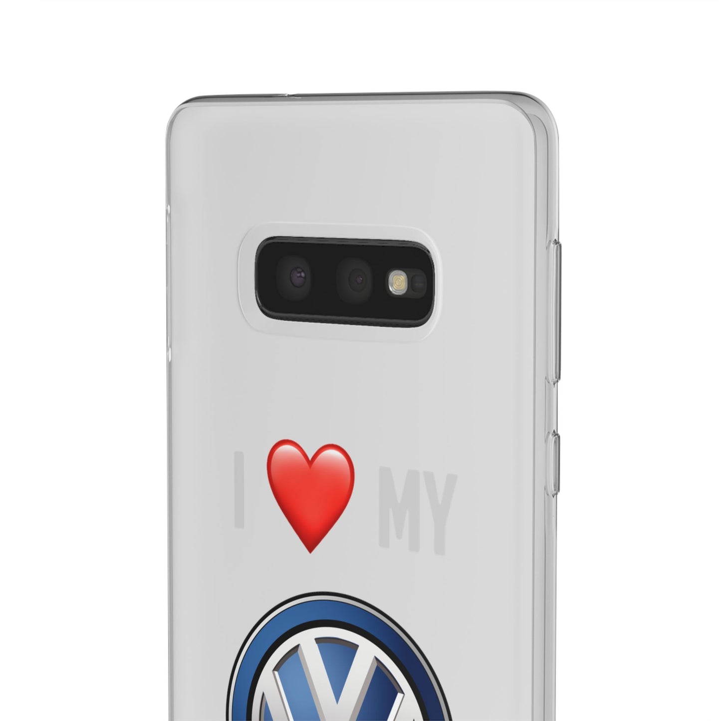 Volkswagen Phone Case - Flexible And Frosted TPU Plastic I Love My Volkswagen Phone Case