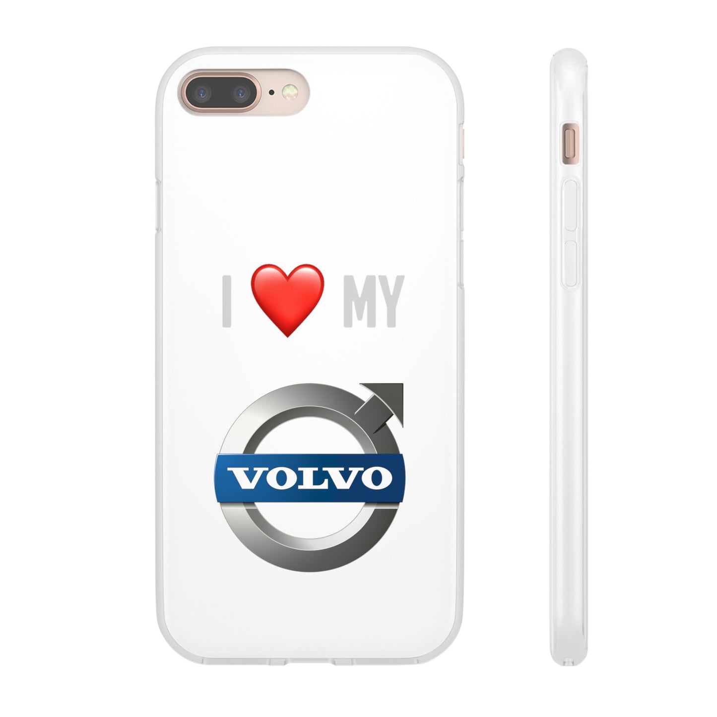 Volvo Phone Case - Flexible And Frosted TPU Plastic I Love My Volvo Phone Case