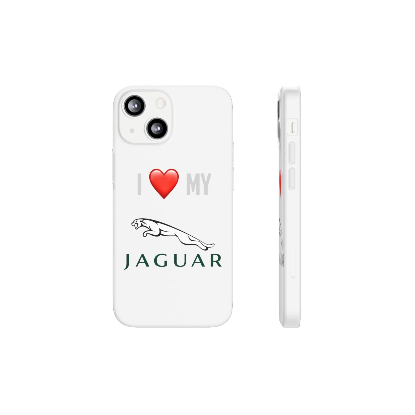 Jaguar Phone Case - Flexible And Frosted TPU Plastic I Love My Jaguar Phone Case
