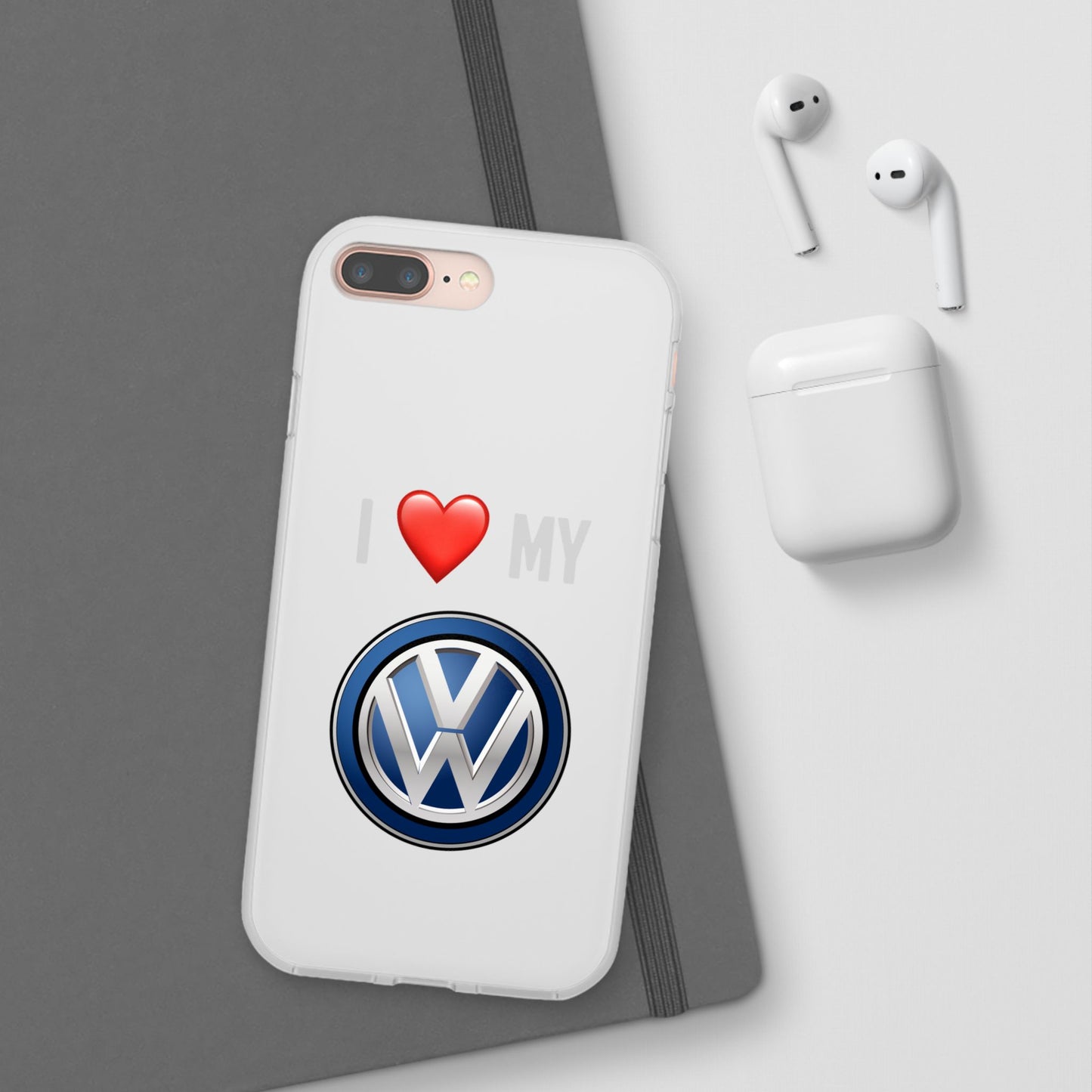 Volkswagen Phone Case - Flexible And Frosted TPU Plastic I Love My Volkswagen Phone Case