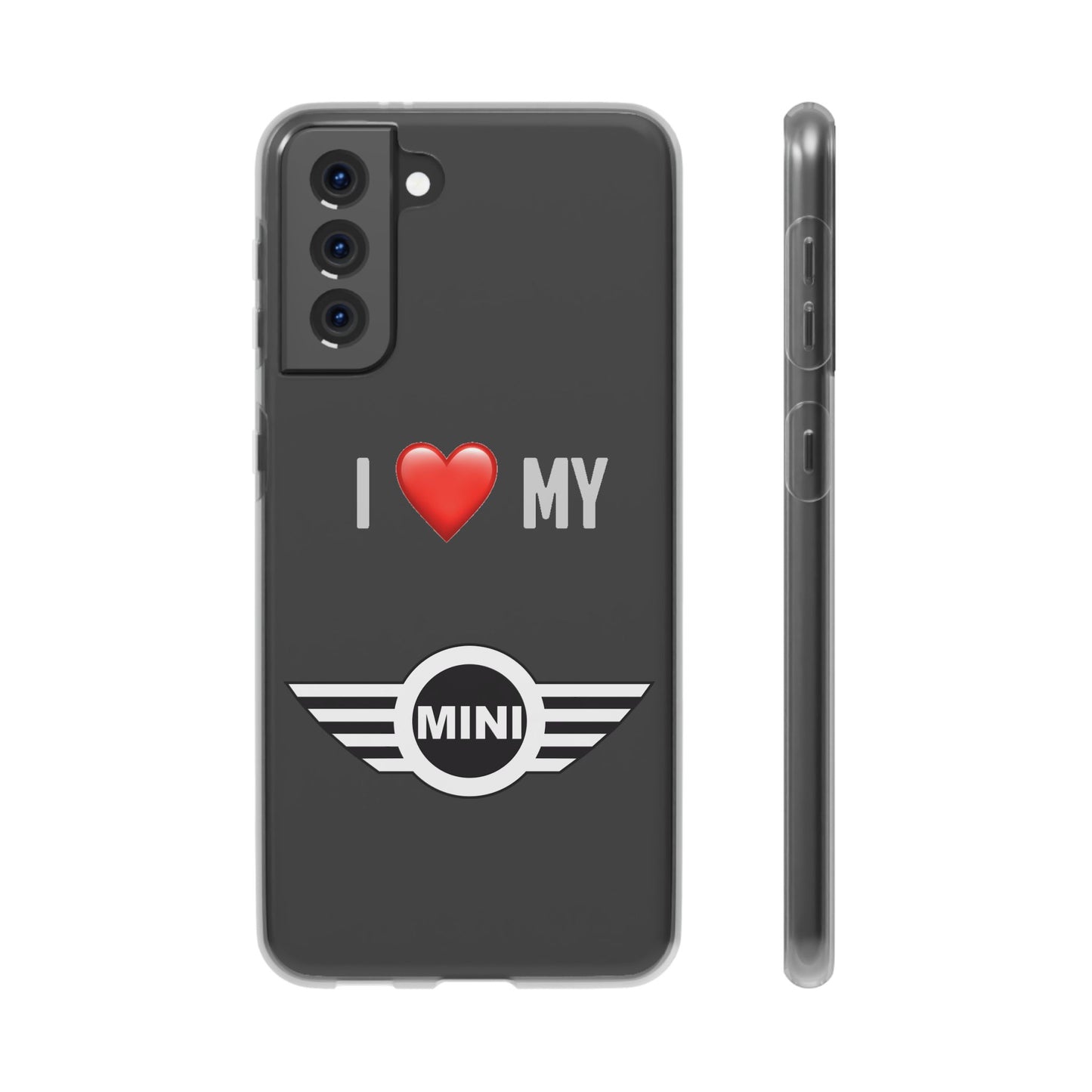 Mini Phone Case - Flexible And Frosted TPU Plastic I Love My Mini Phone Case
