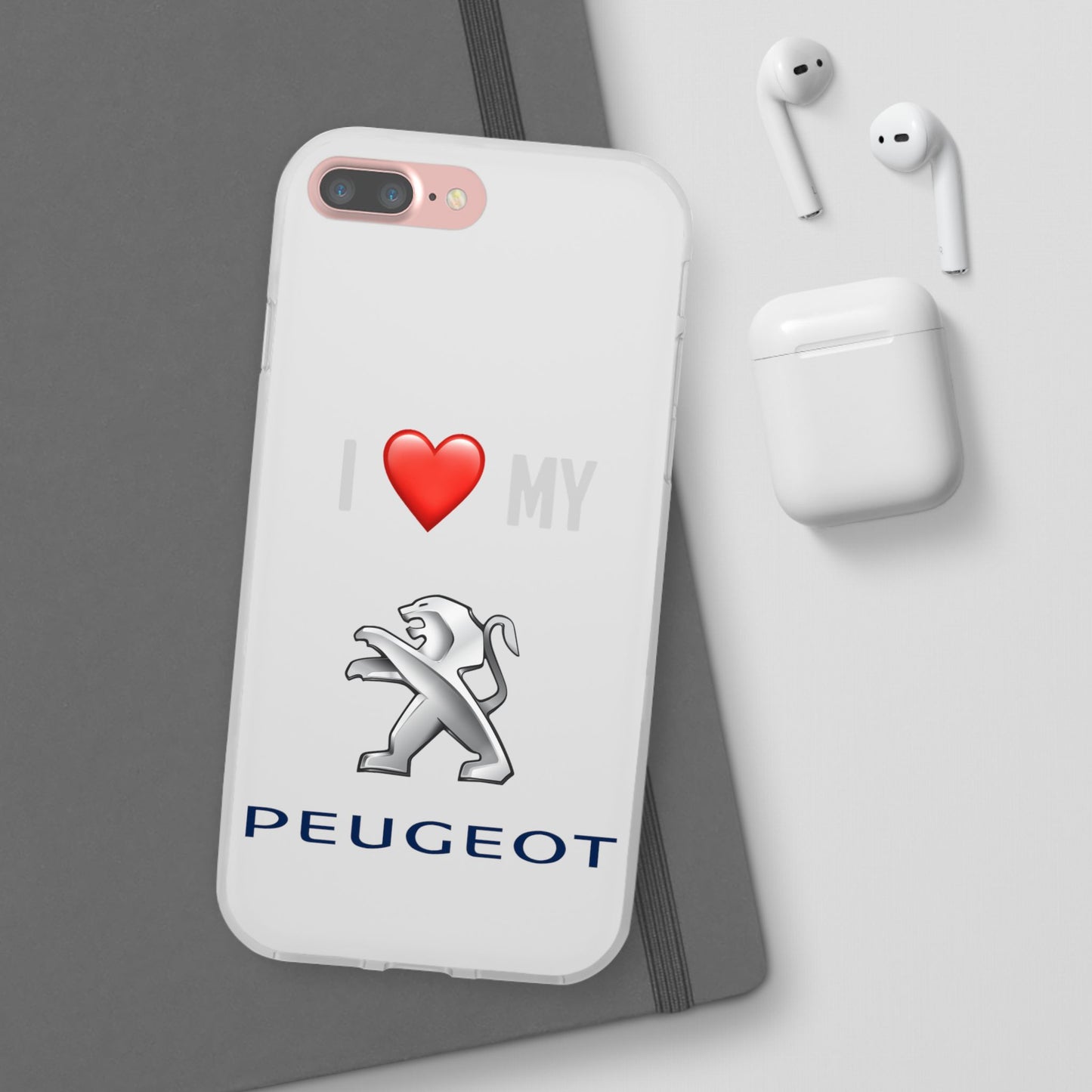 Peugeot Phone Case - Flexible And Frosted TPU Plastic I Love My Peugeot Phone Case