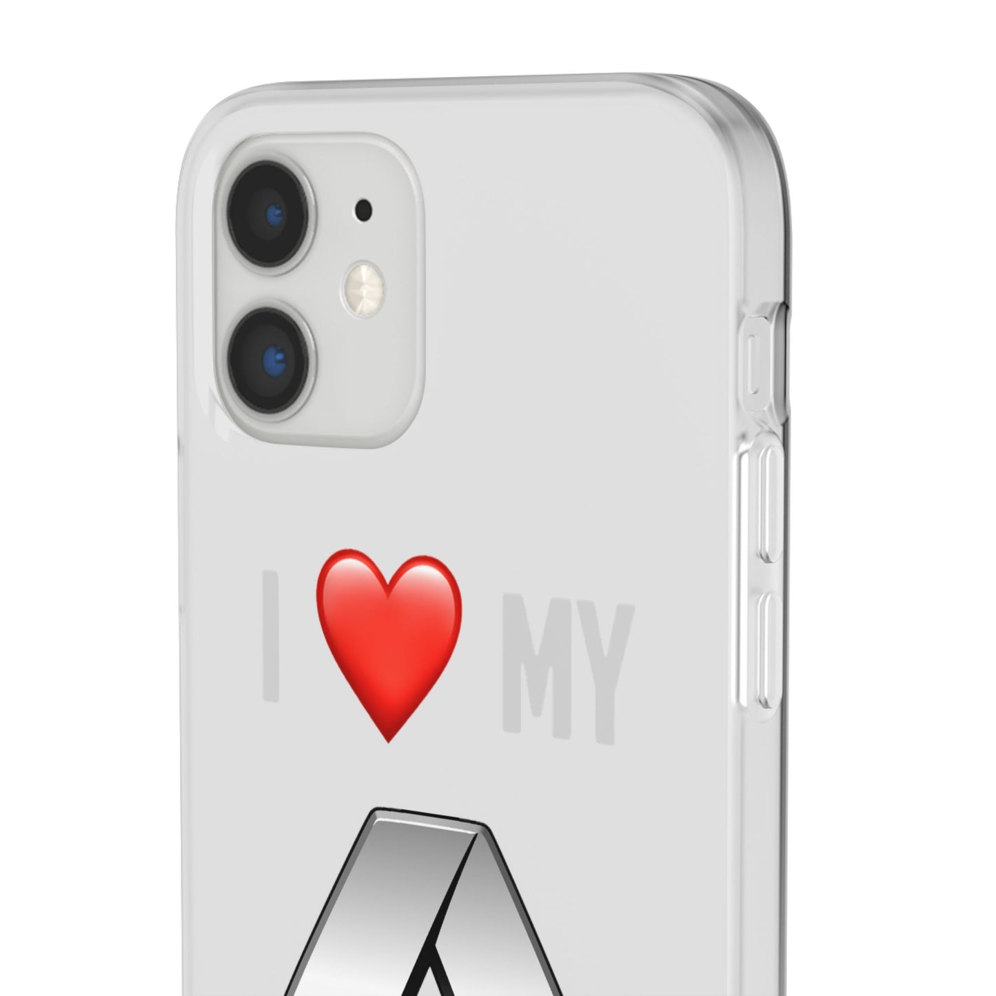 Renault Phone Case - Flexible And Frosted TPU Plastic I Love My Renault Phone Case