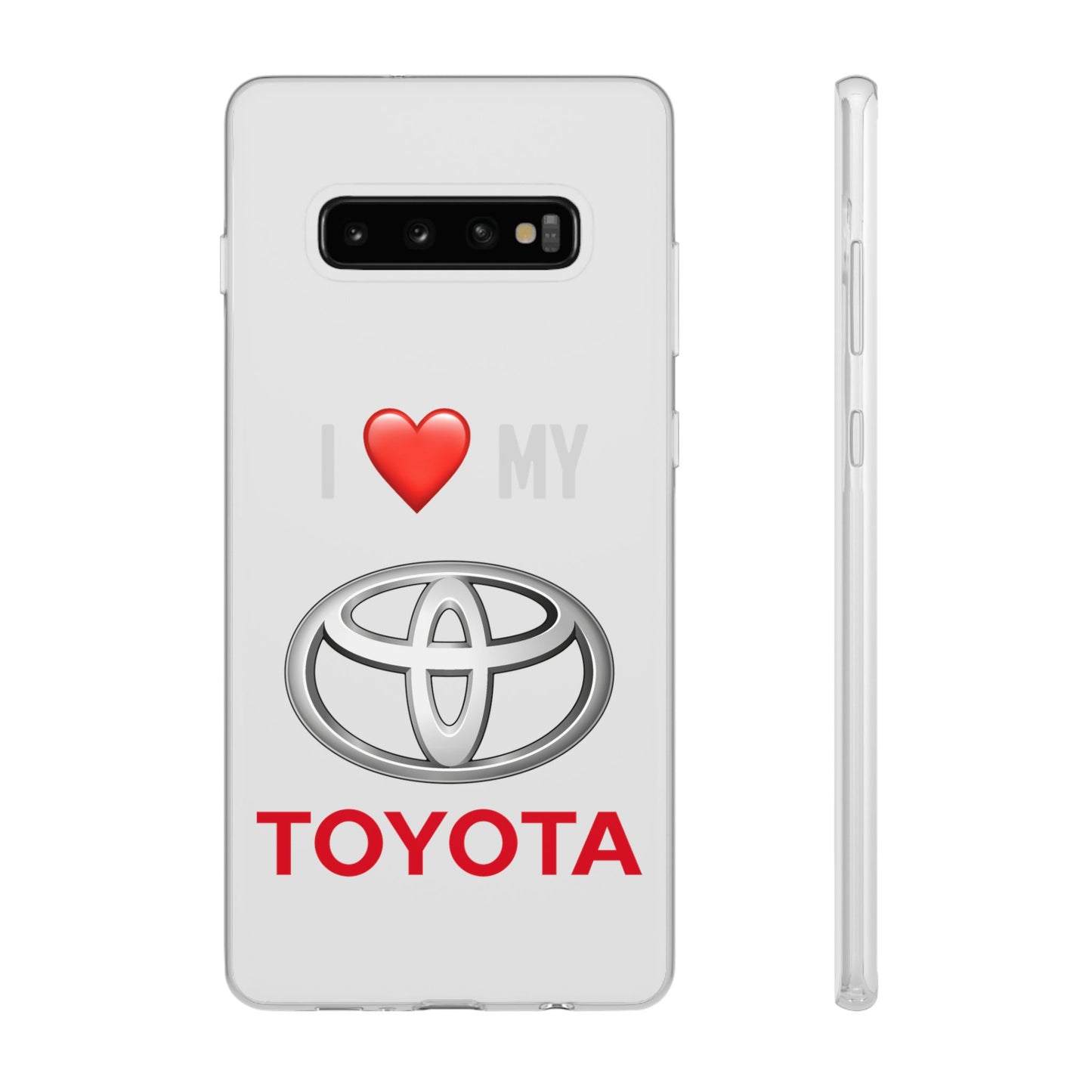 Toyota Phone Case - Flexible And Frosted TPU Plastic I Love My Toyota Phone Case