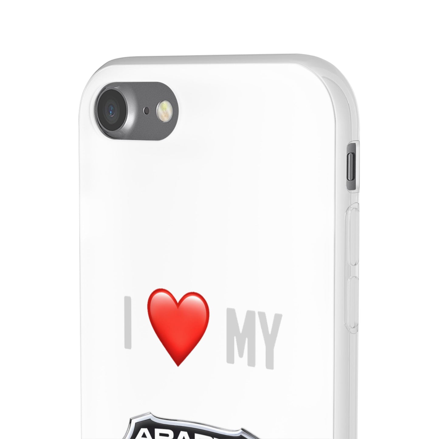 Abarth Phone Case - Flexible And Frosted TPU Plastic I Love My Abarth Phone Case