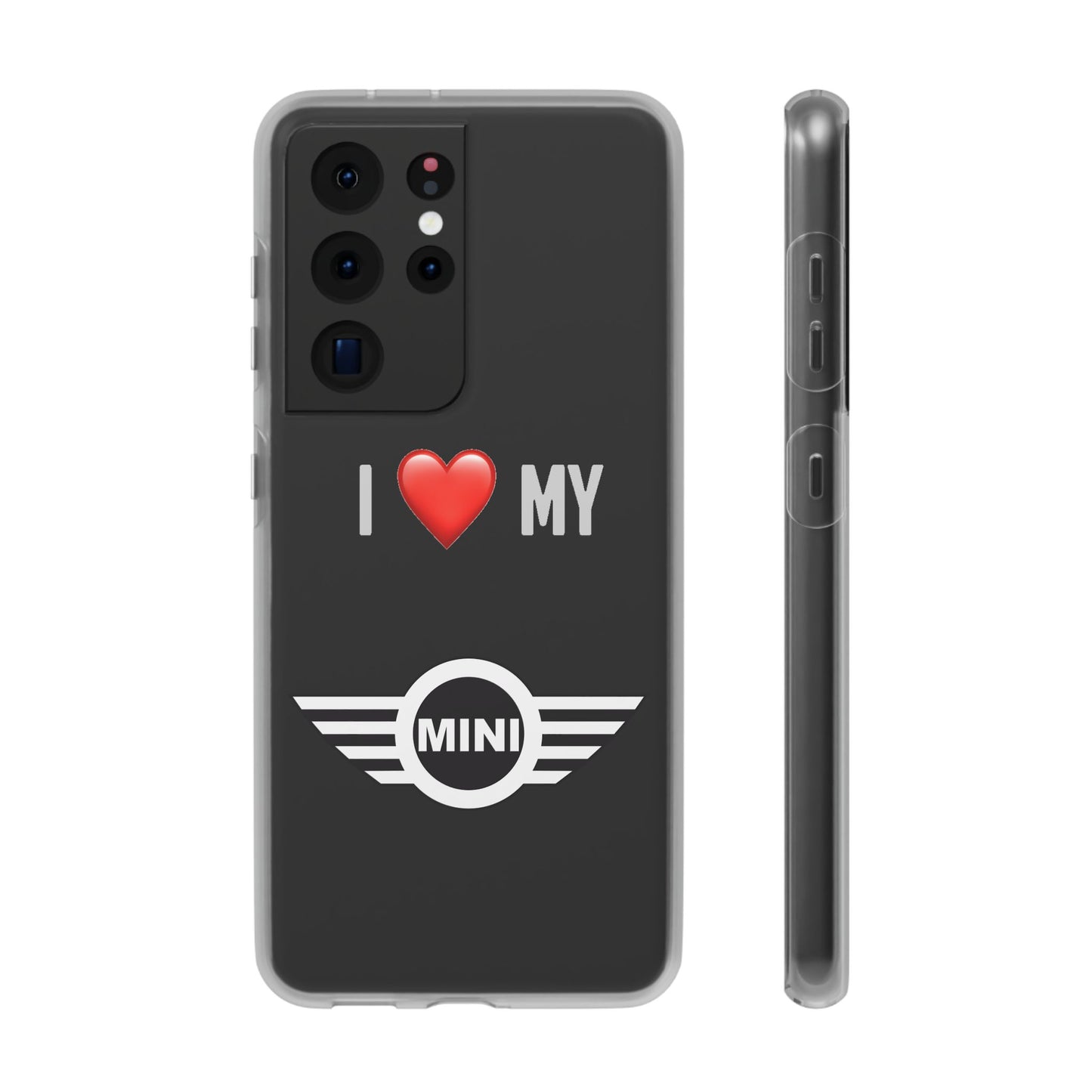 Mini Phone Case - Flexible And Frosted TPU Plastic I Love My Mini Phone Case