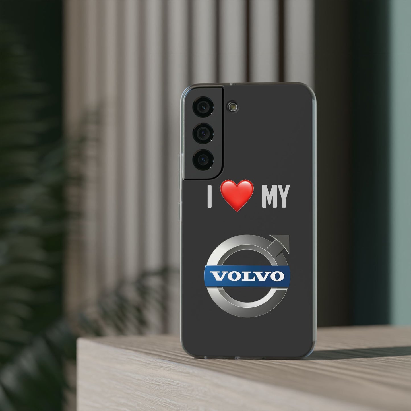 Volvo Phone Case - Flexible And Frosted TPU Plastic I Love My Volvo Phone Case