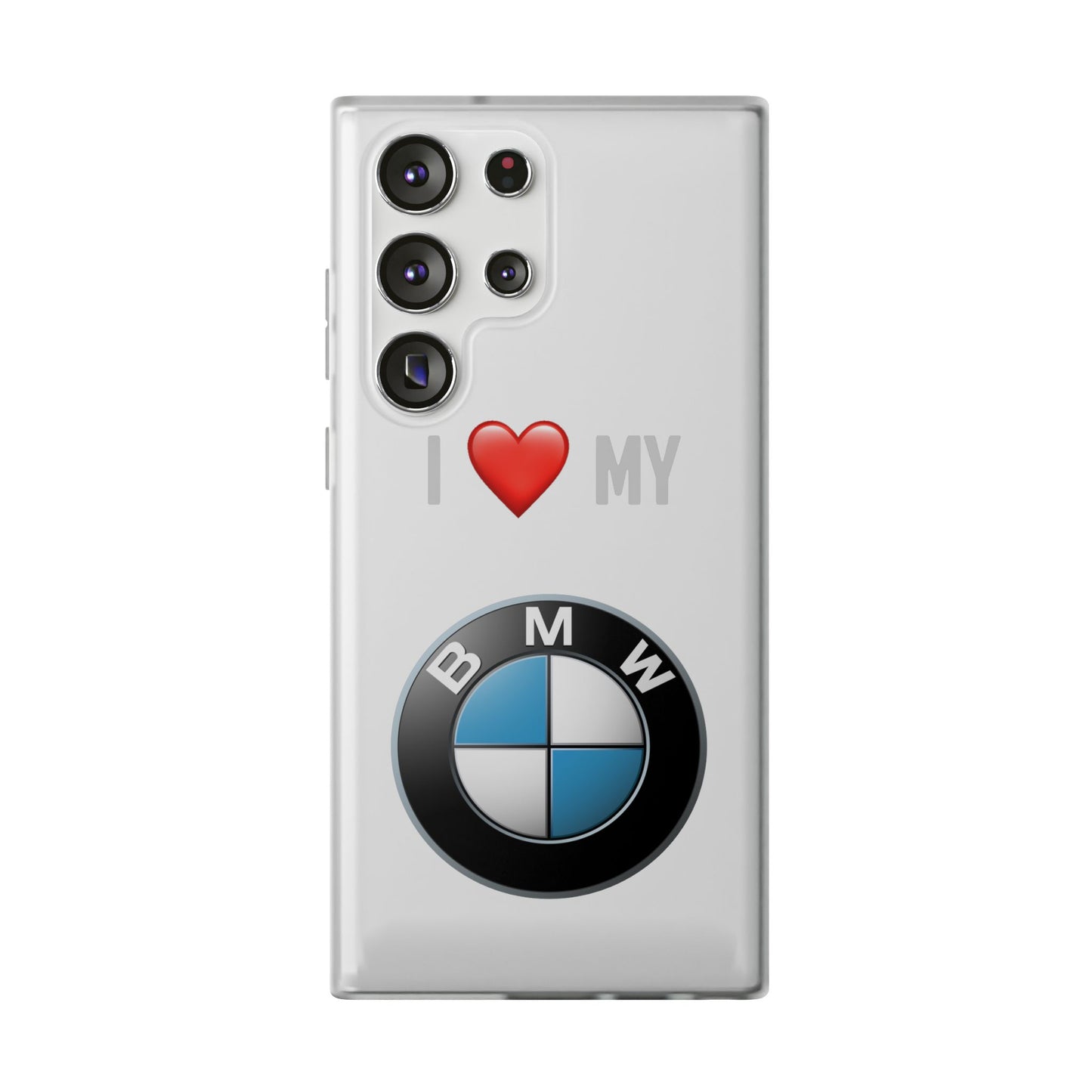 BMW Phone Case - Flexible And Frosted TPU Plastic I Love My BMW Phone Case